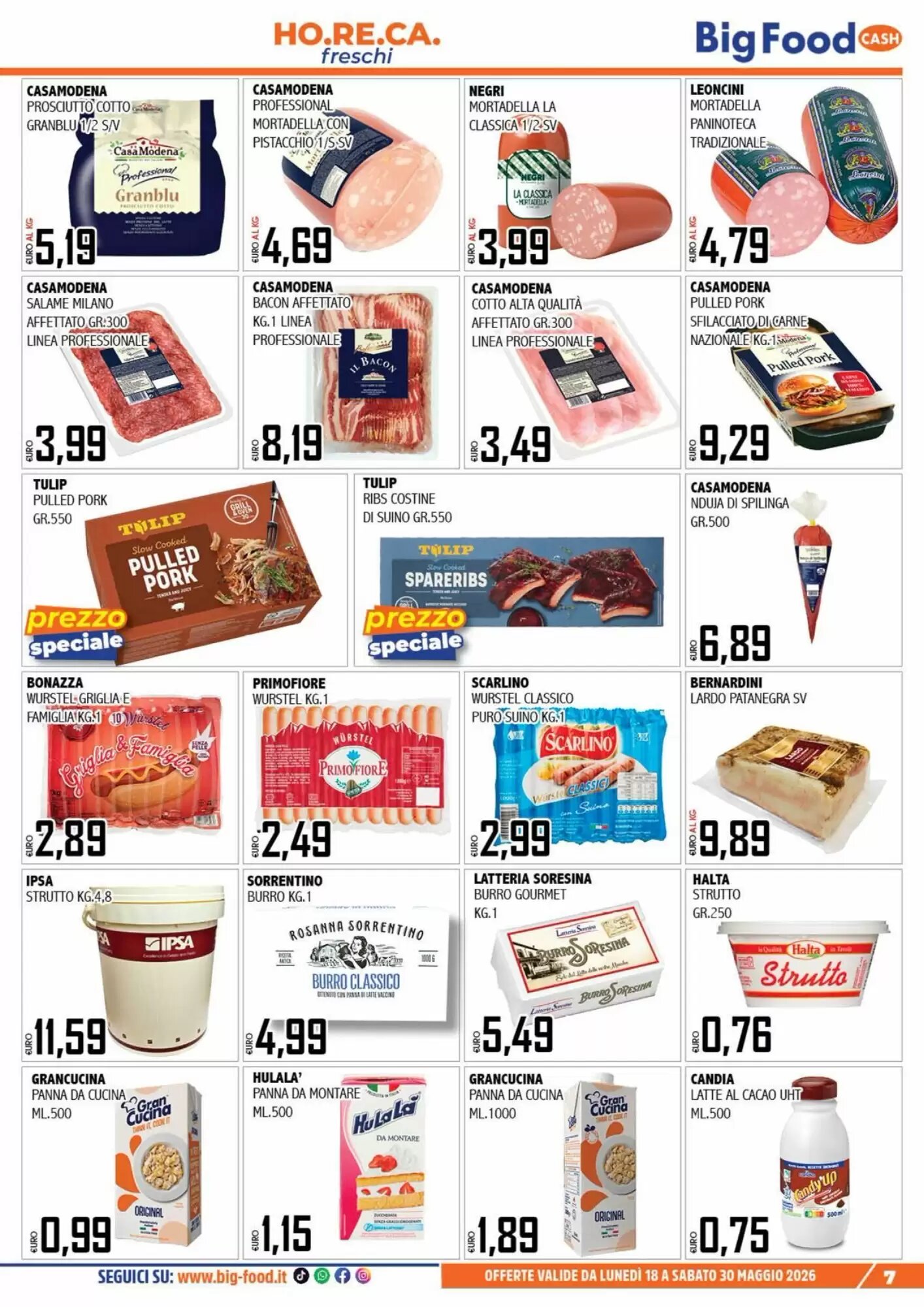 Volantino promozionale Big Food  valide dal 18/05/2026 - Pagina 7.