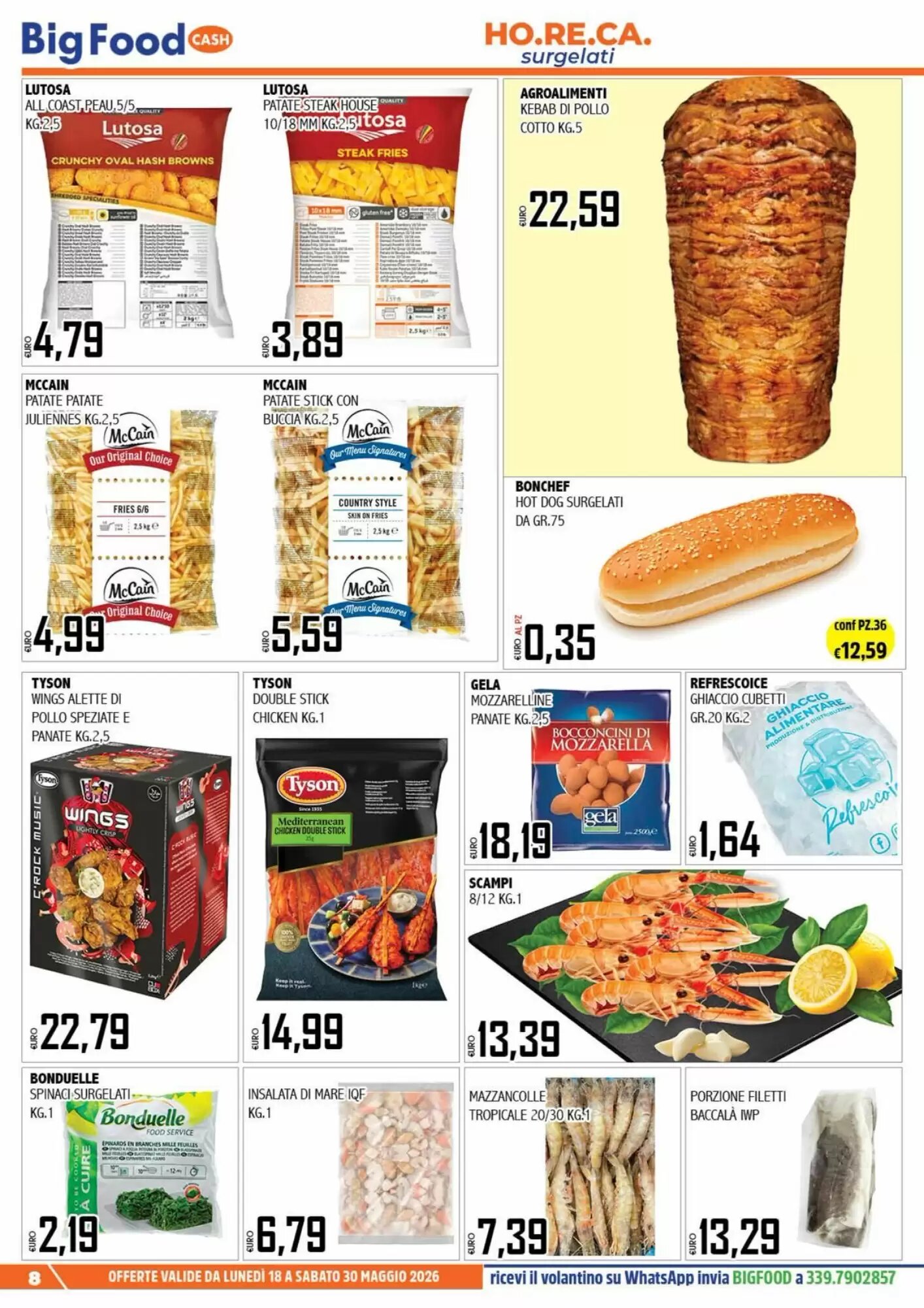 Volantino promozionale Big Food  valide dal 18/05/2026 - Pagina 8.