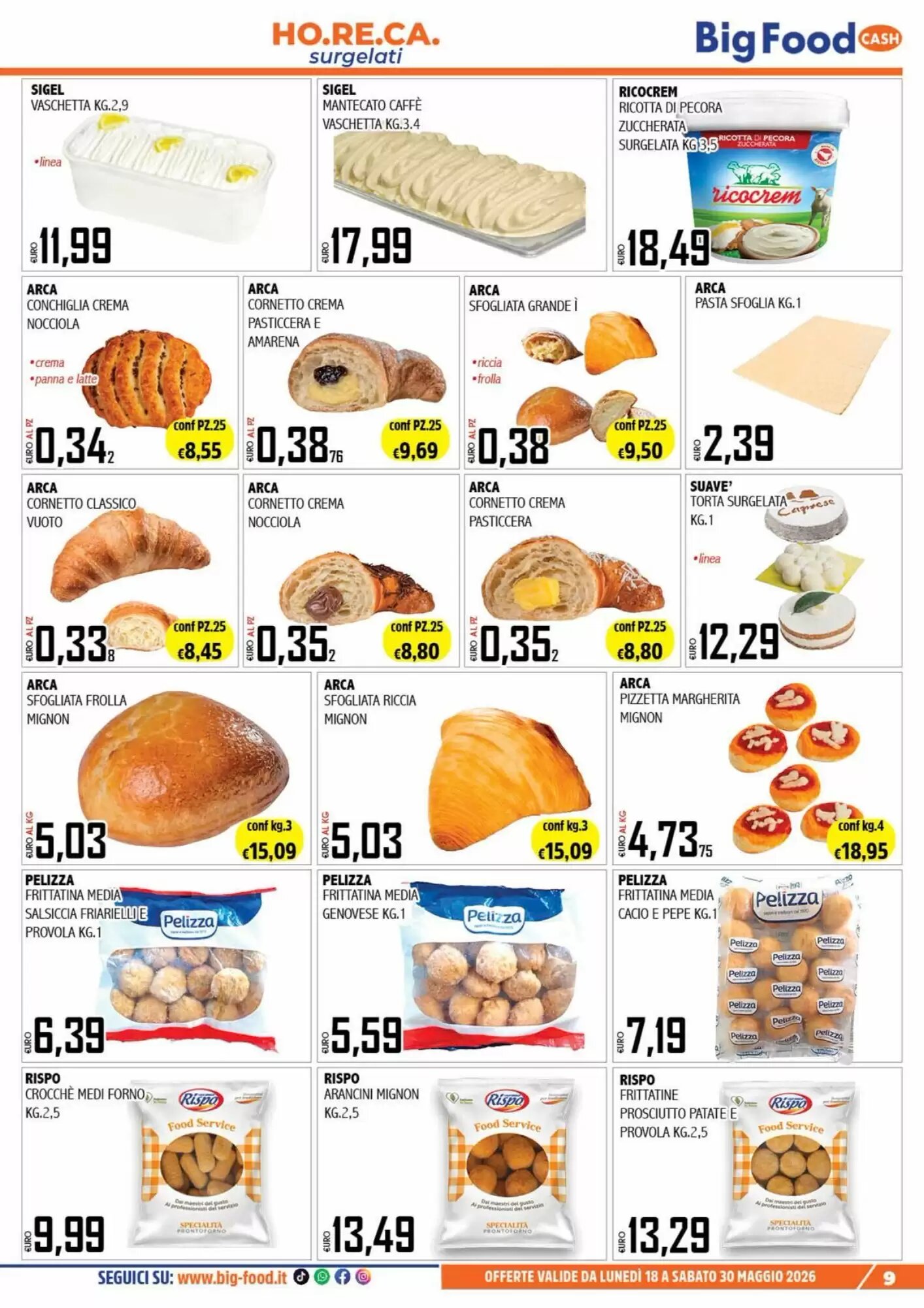 Volantino promozionale Big Food  valide dal 18/05/2026 - Pagina 9.