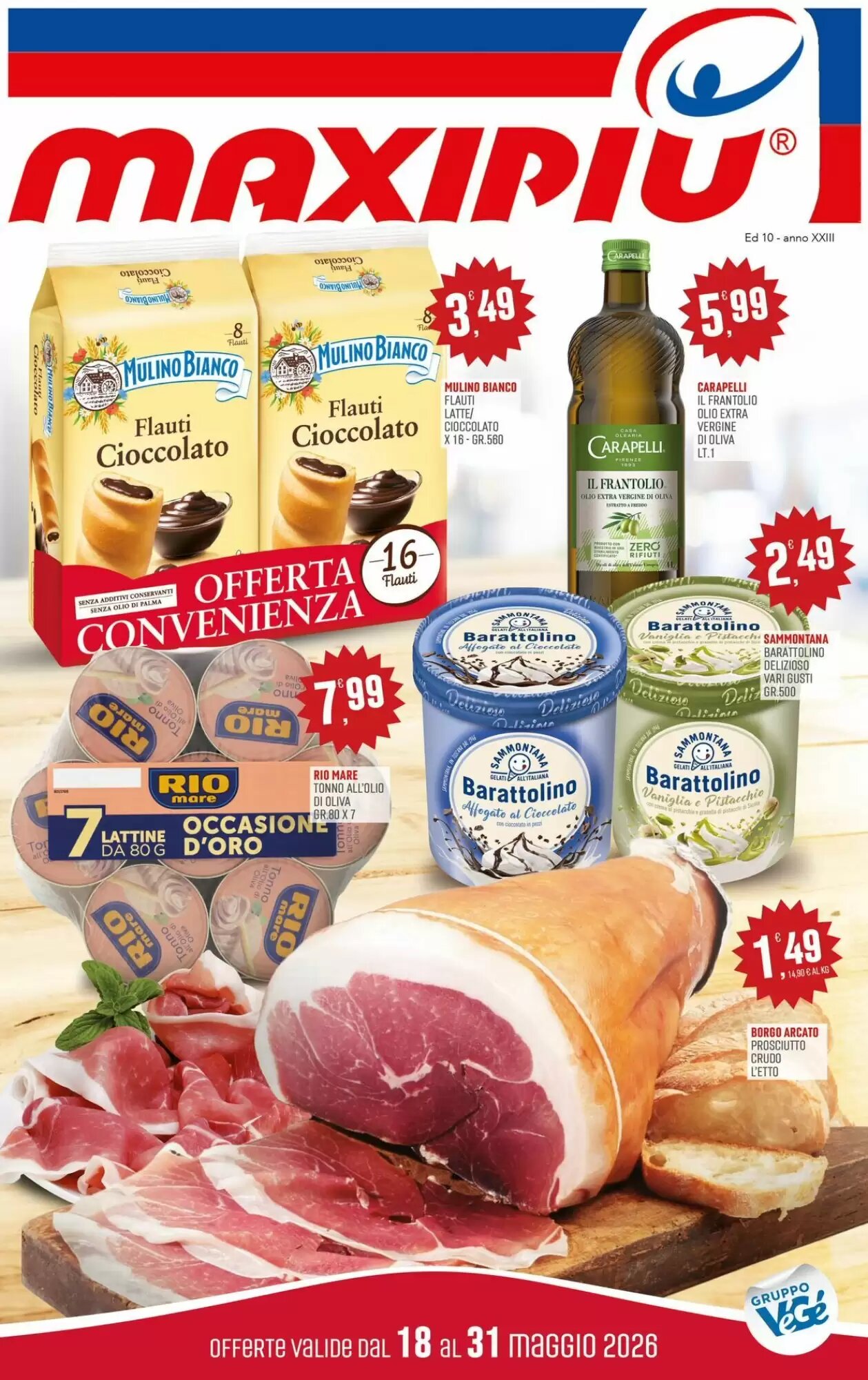 Volantino promozionale Maxipiù  valide dal 18/05/2026 - Pagina 1.