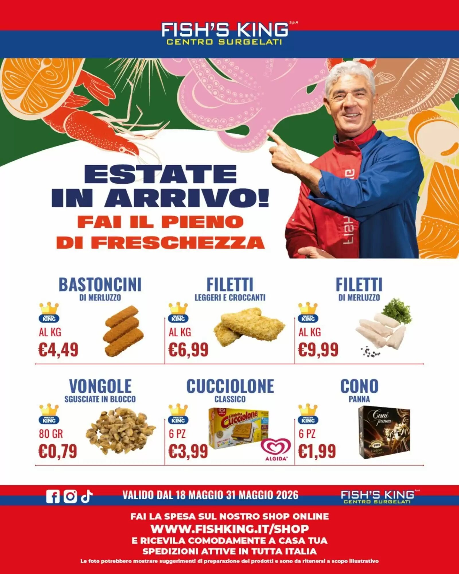 Volantino promozionale Fish's King  valide dal 18/05/2026 - Pagina 1.