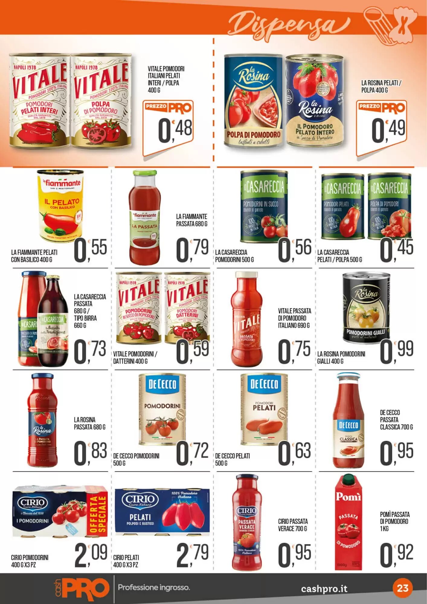 Volantino promozionale Cash pro  valide dal 18/05/2026 - Pagina 23.