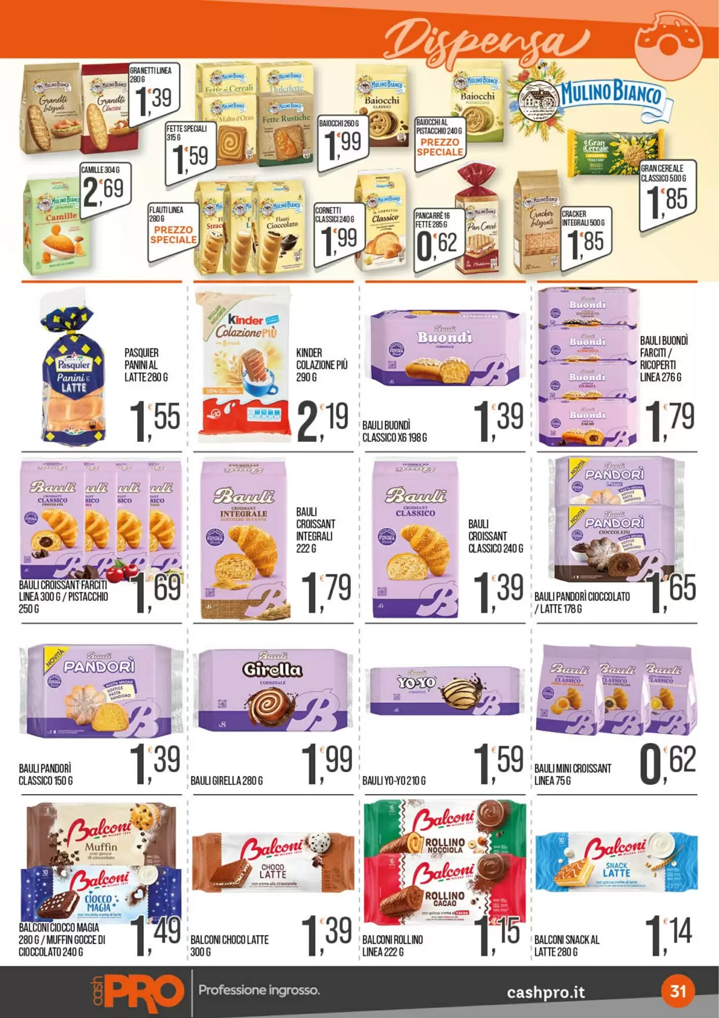 Volantino promozionale Cash pro  valide dal 18/05/2026 - Pagina 31.