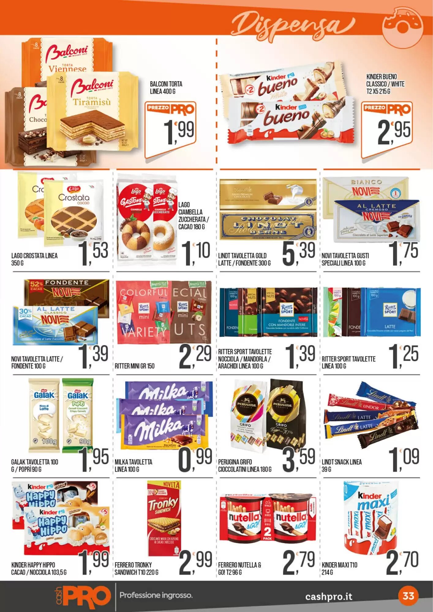 Volantino promozionale Cash pro  valide dal 18/05/2026 - Pagina 33.