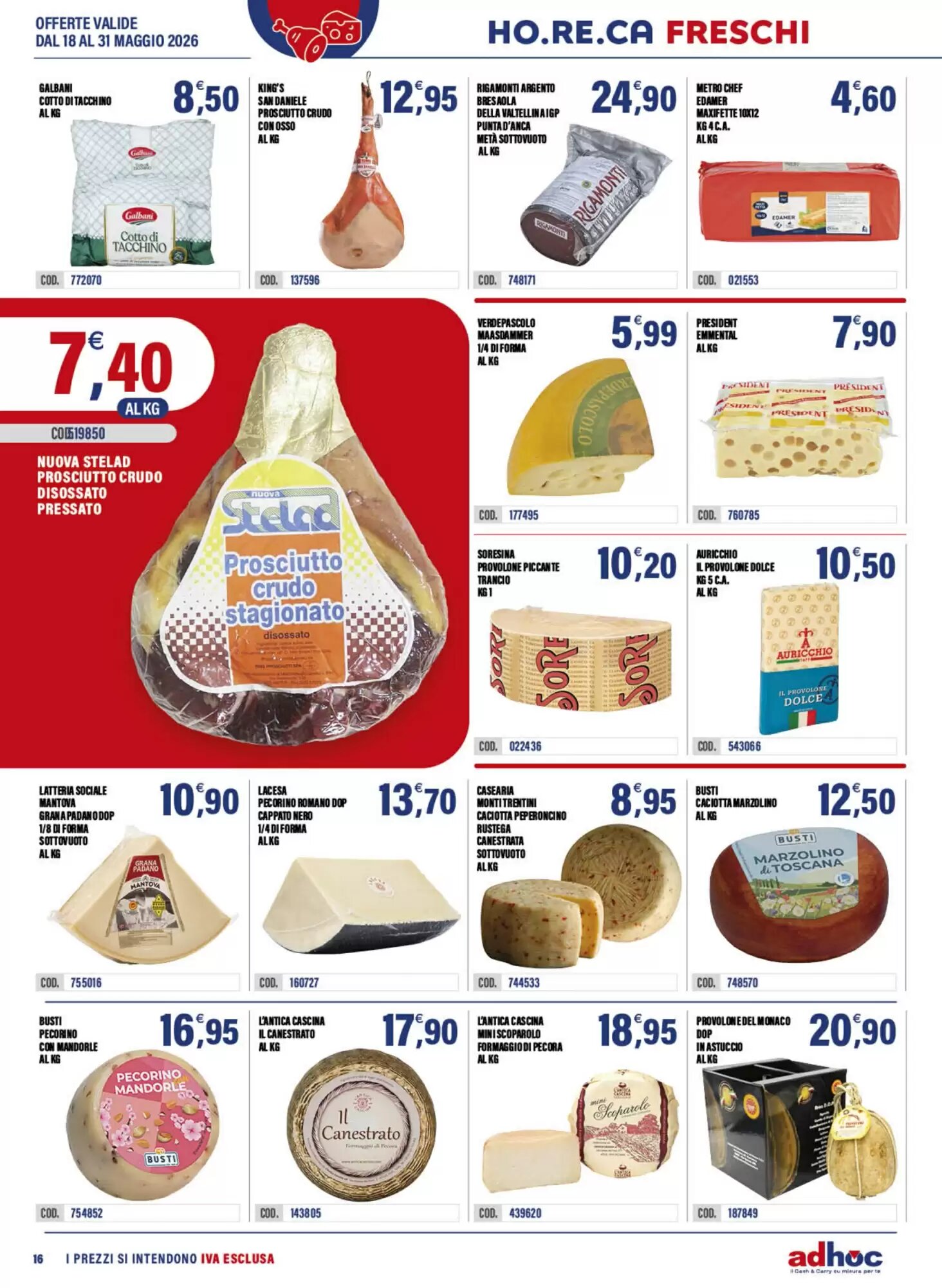 Volantino promozionale Adhoc  valide dal 18/05/2026 - Pagina 16.