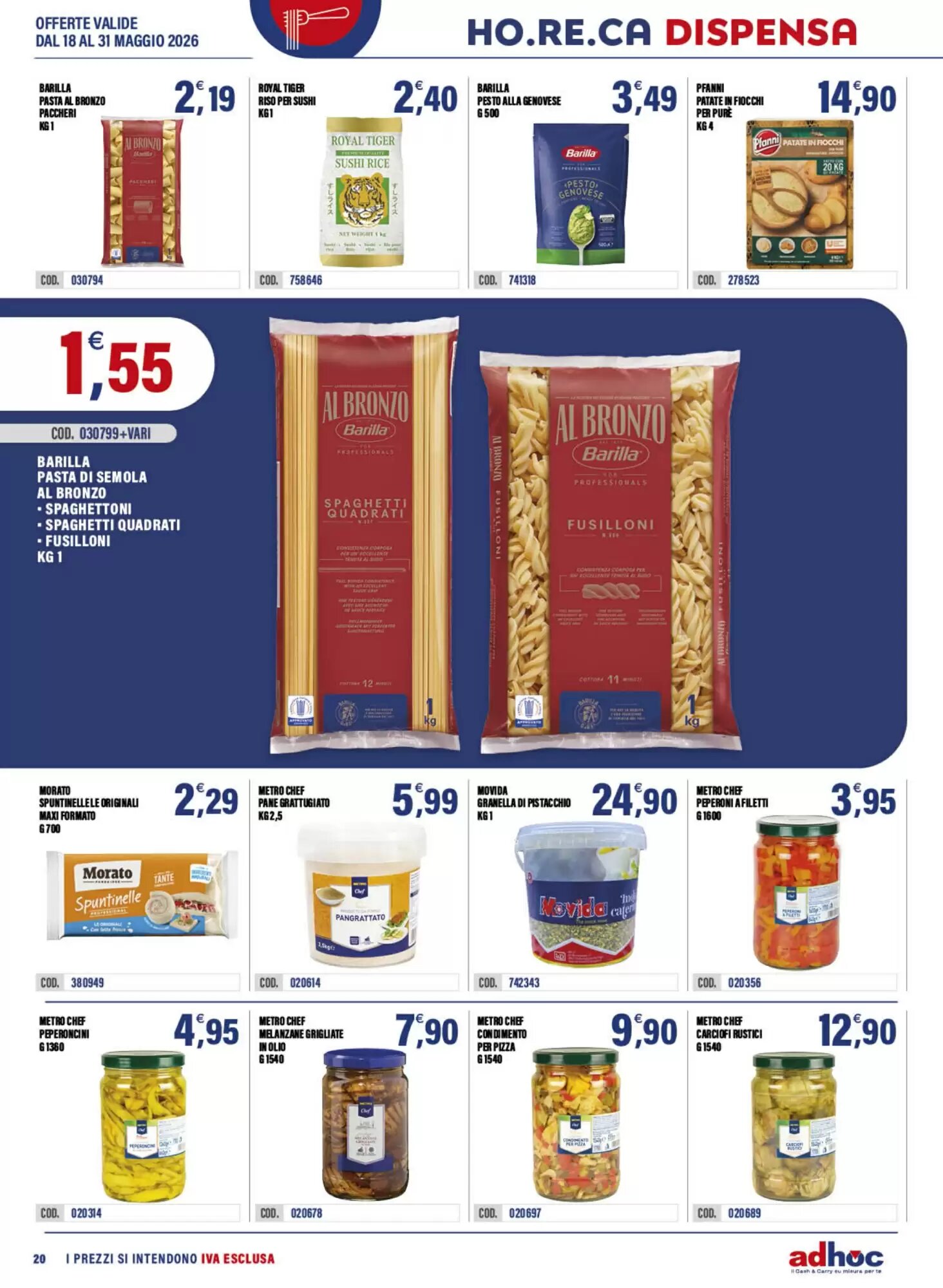 Volantino promozionale Adhoc  valide dal 18/05/2026 - Pagina 20.