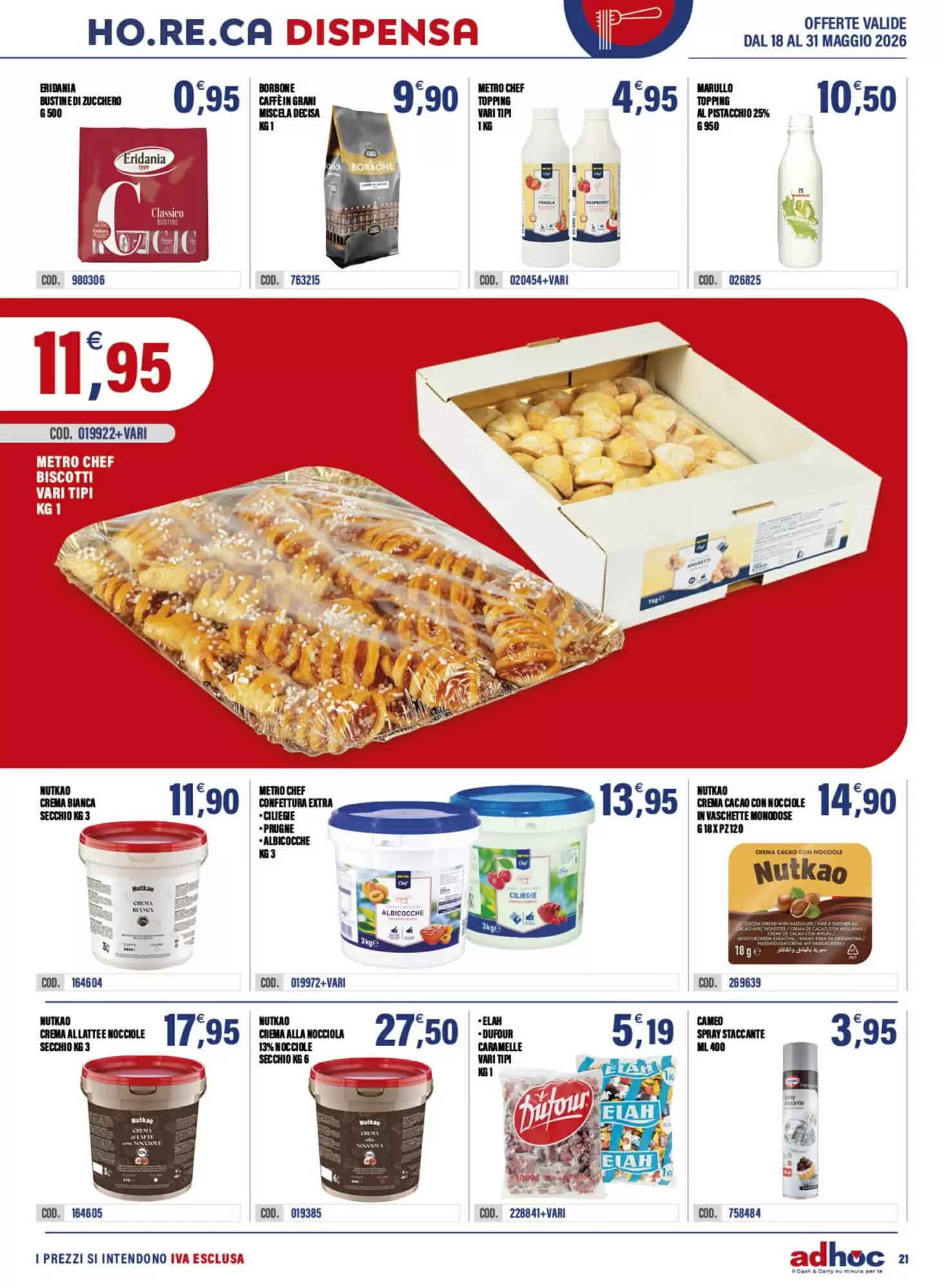 Volantino promozionale Adhoc  valide dal 18/05/2026 - Pagina 21.
