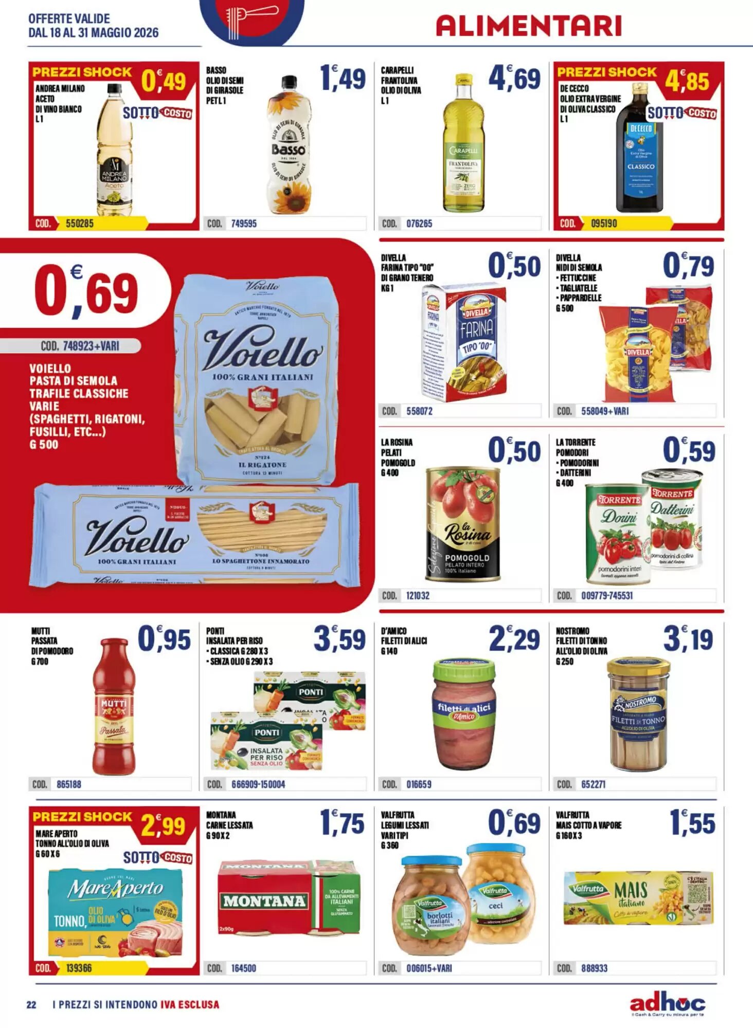 Volantino promozionale Adhoc  valide dal 18/05/2026 - Pagina 22.