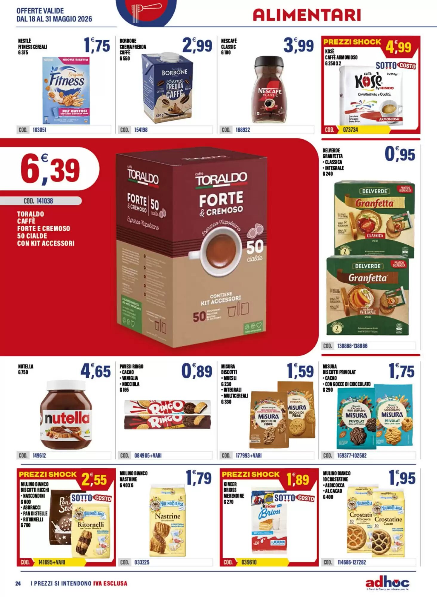 Volantino promozionale Adhoc  valide dal 18/05/2026 - Pagina 24.
