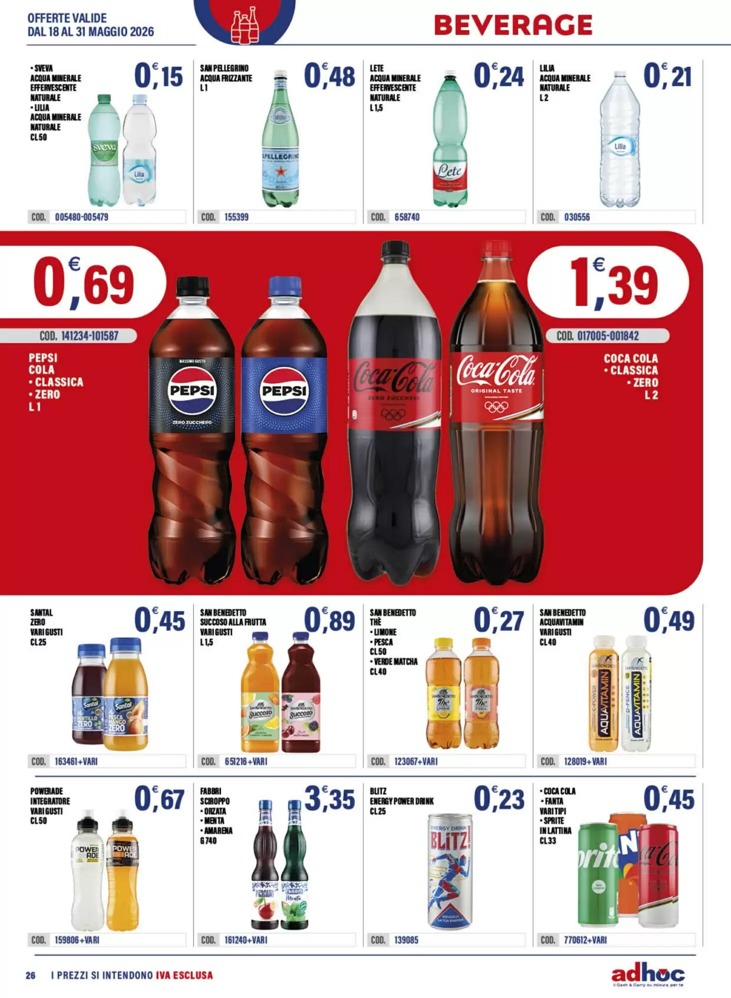 Volantino promozionale Adhoc  valide dal 18/05/2026 - Pagina 26.