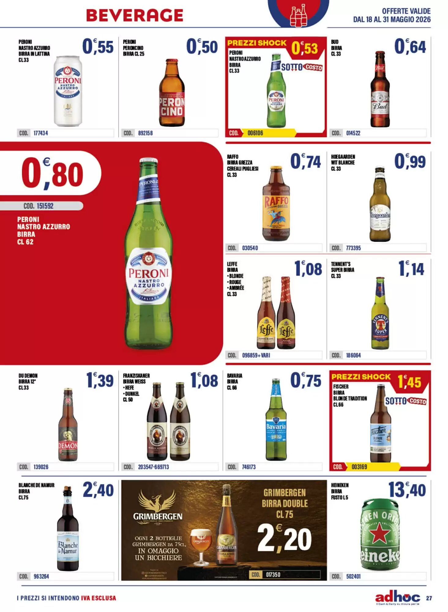Volantino promozionale Adhoc  valide dal 18/05/2026 - Pagina 27.