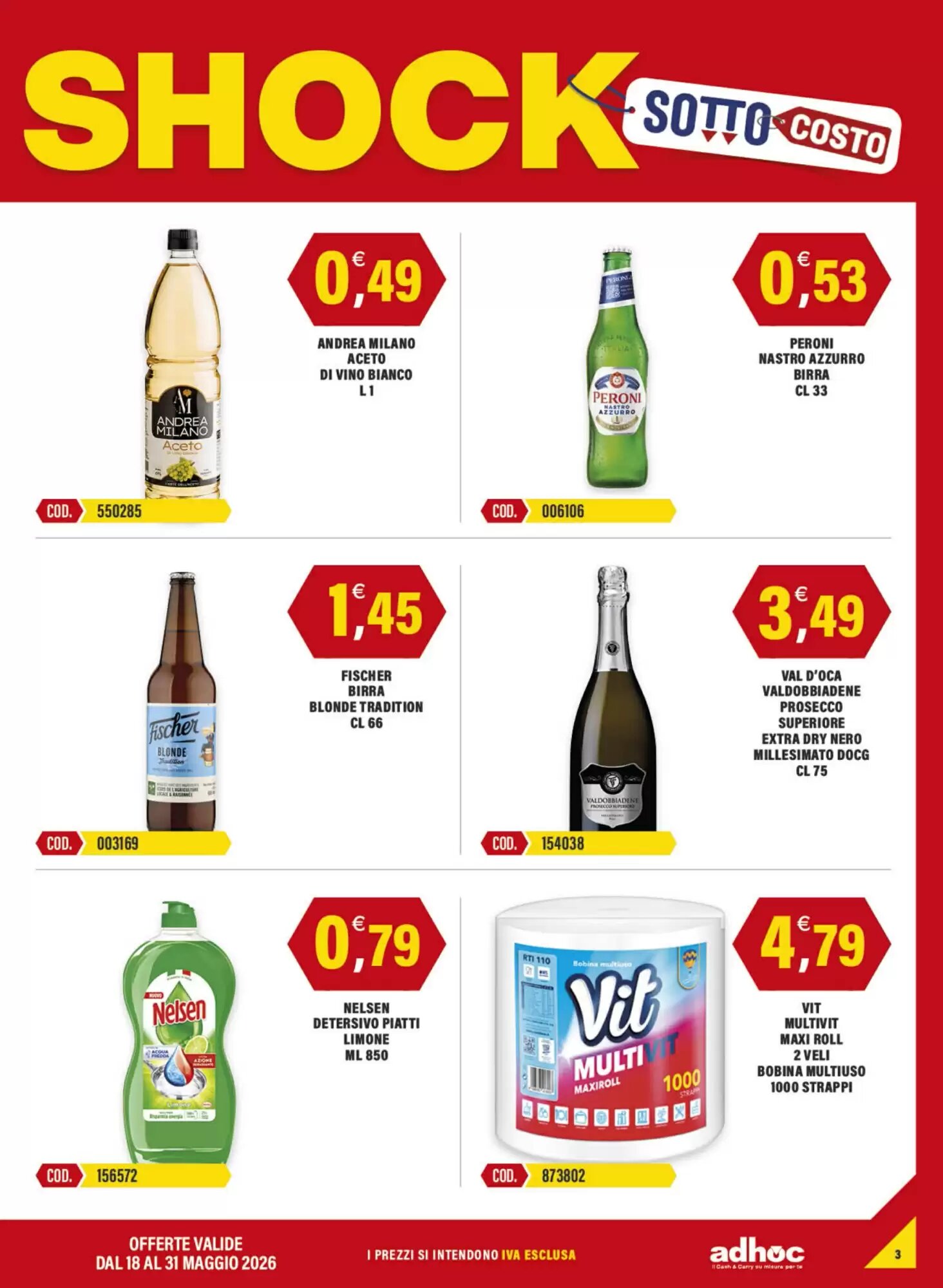 Volantino promozionale Adhoc  valide dal 18/05/2026 - Pagina 3.