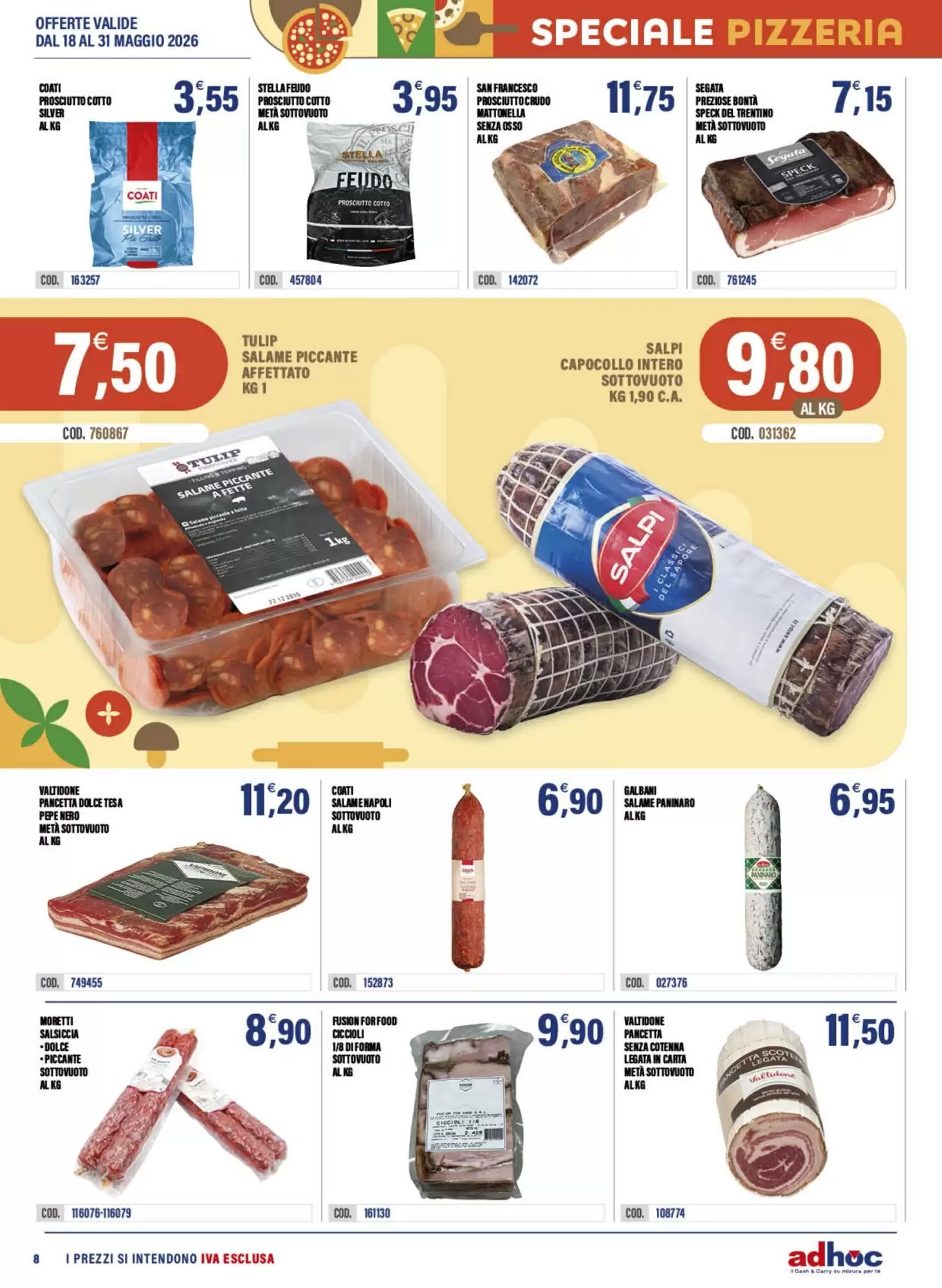Volantino promozionale Adhoc  valide dal 18/05/2026 - Pagina 8.