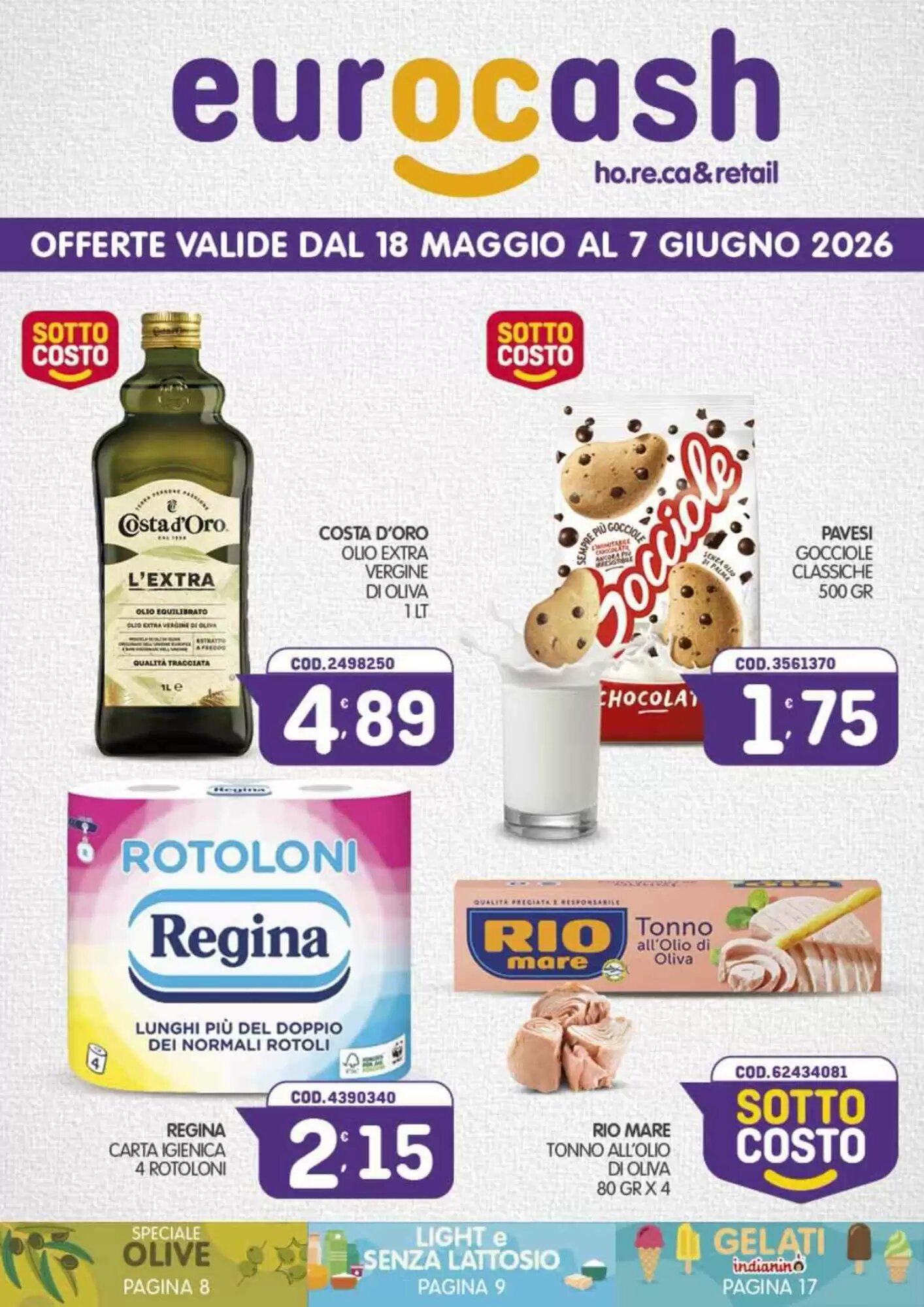 Volantino promozionale Eurocash  valide dal 18/05/2026 - Pagina 1.