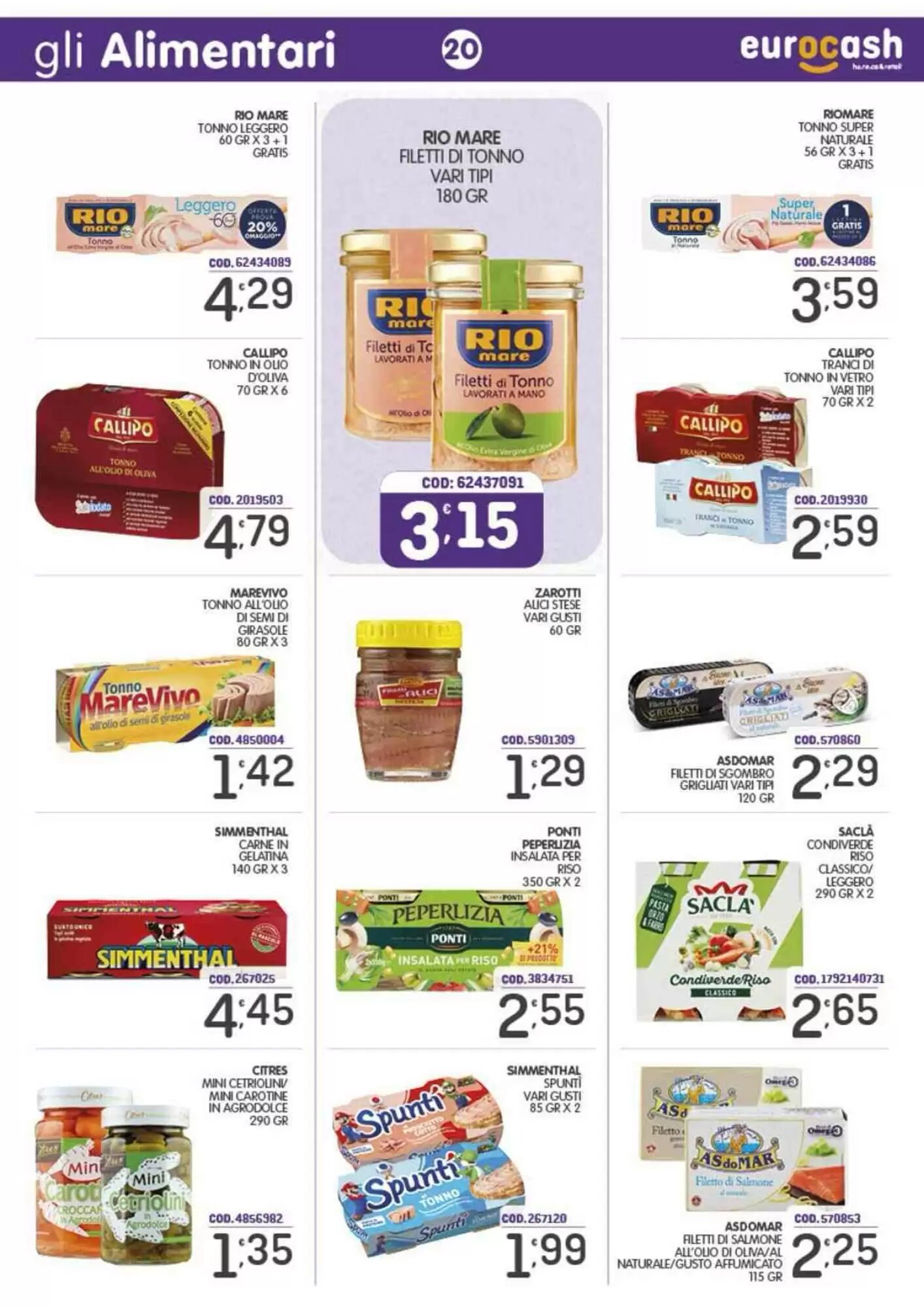 Volantino promozionale Eurocash  valide dal 18/05/2026 - Pagina 20.