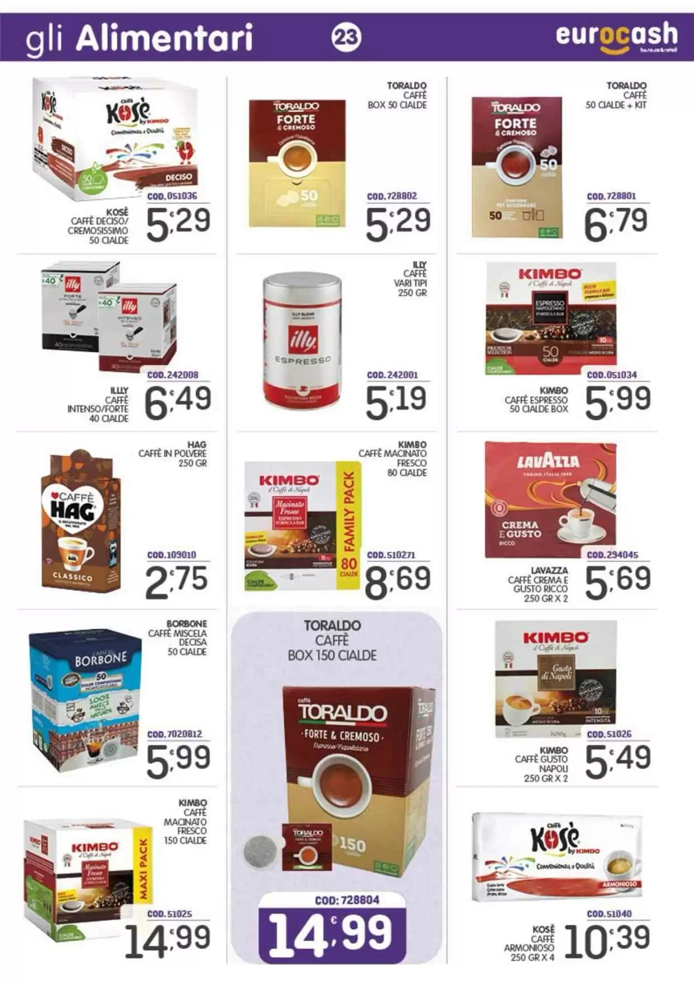 Volantino promozionale Eurocash  valide dal 18/05/2026 - Pagina 23.