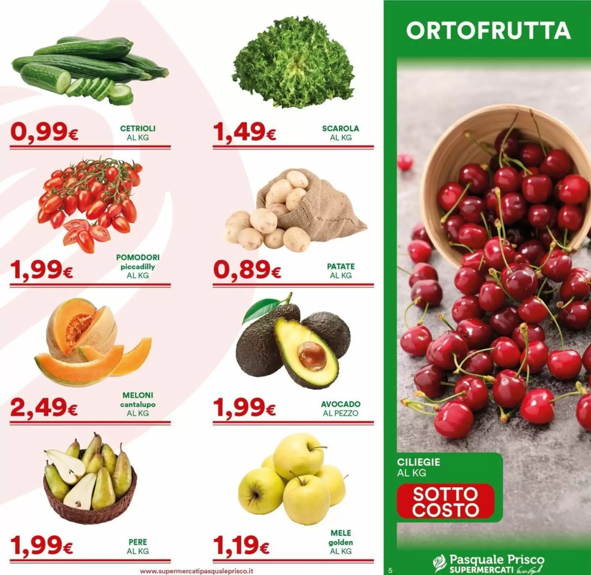Volantino promozionale Supermercati Pasquale Prisco  valide dal 18/05/2026 - Pagina 5.