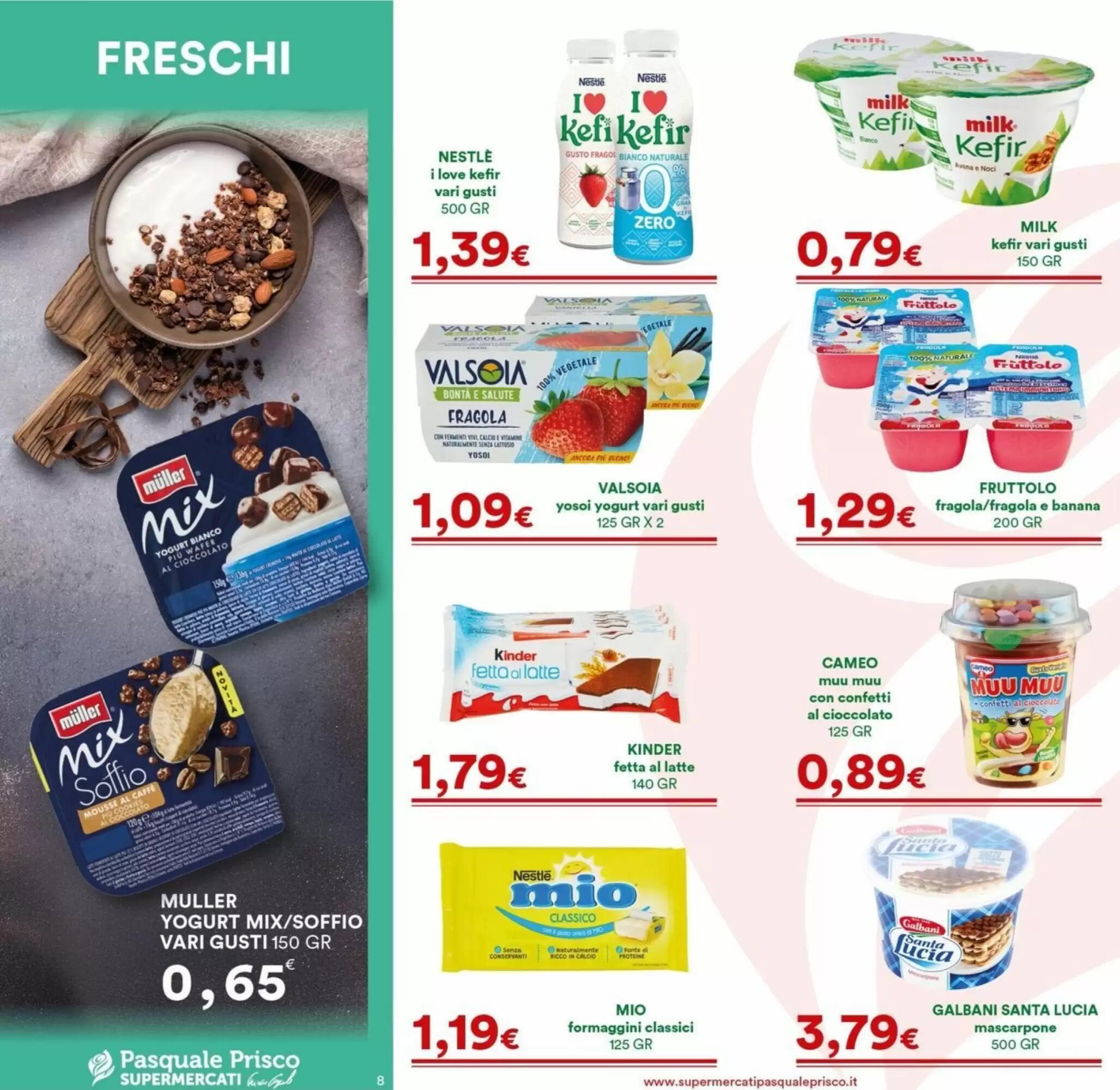 Volantino promozionale Supermercati Pasquale Prisco  valide dal 18/05/2026 - Pagina 8.