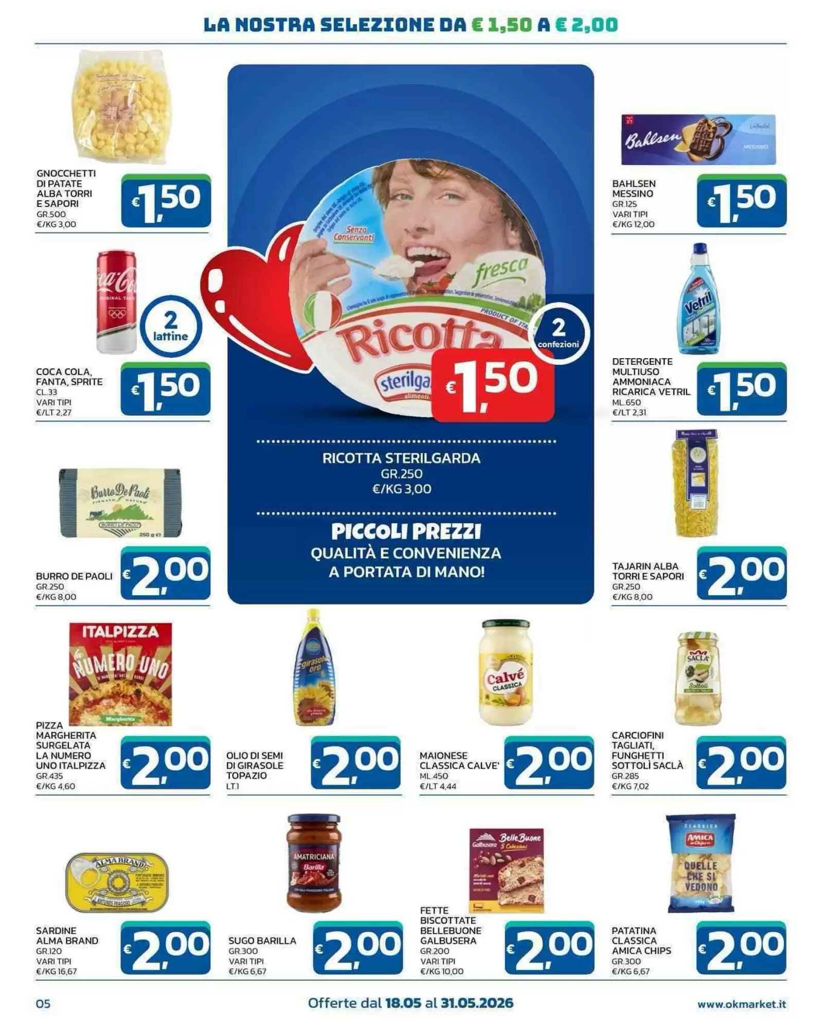 Volantino promozionale Ok Market  valide dal 18/05/2026 - Pagina 5.