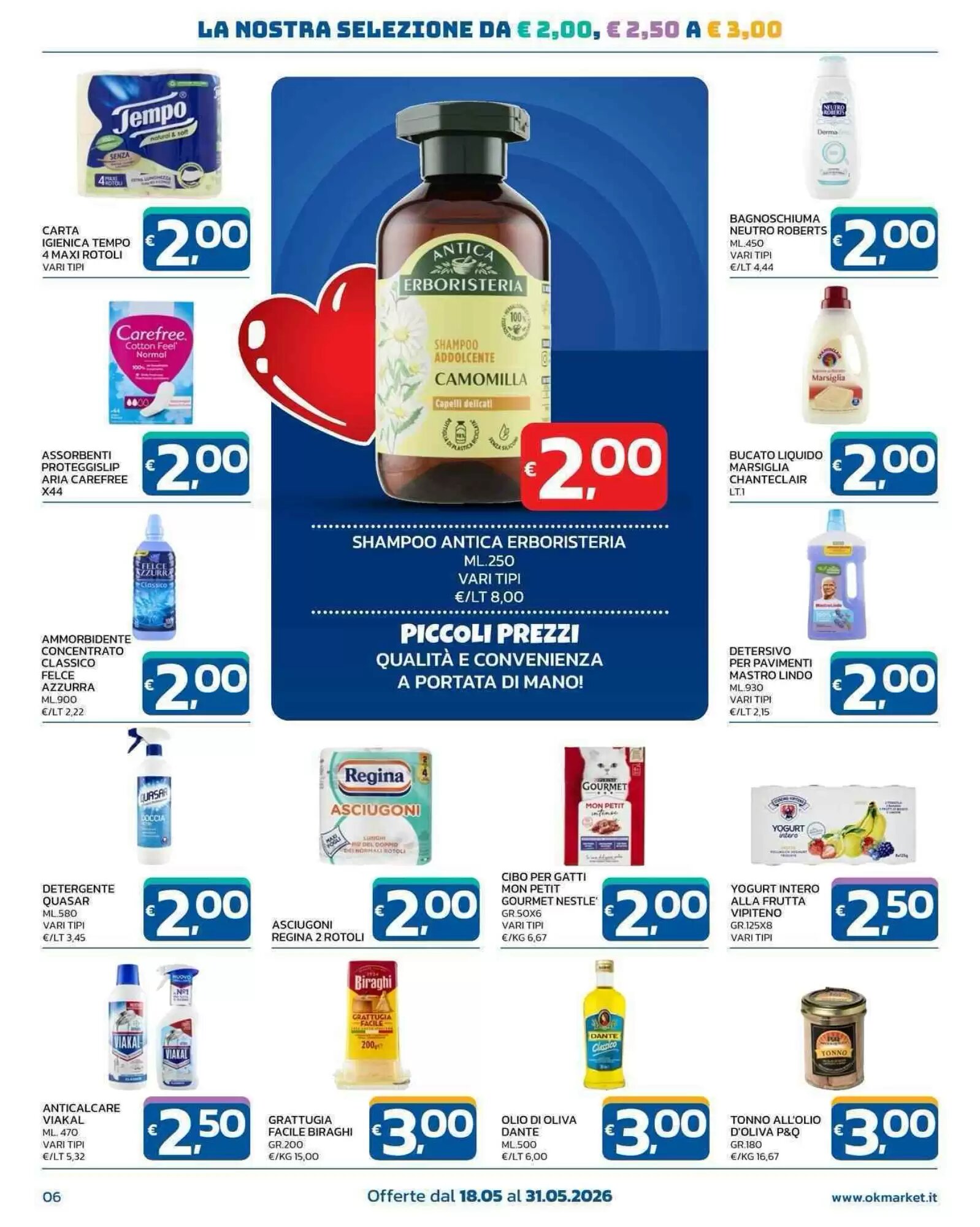 Volantino promozionale Ok Market  valide dal 18/05/2026 - Pagina 6.