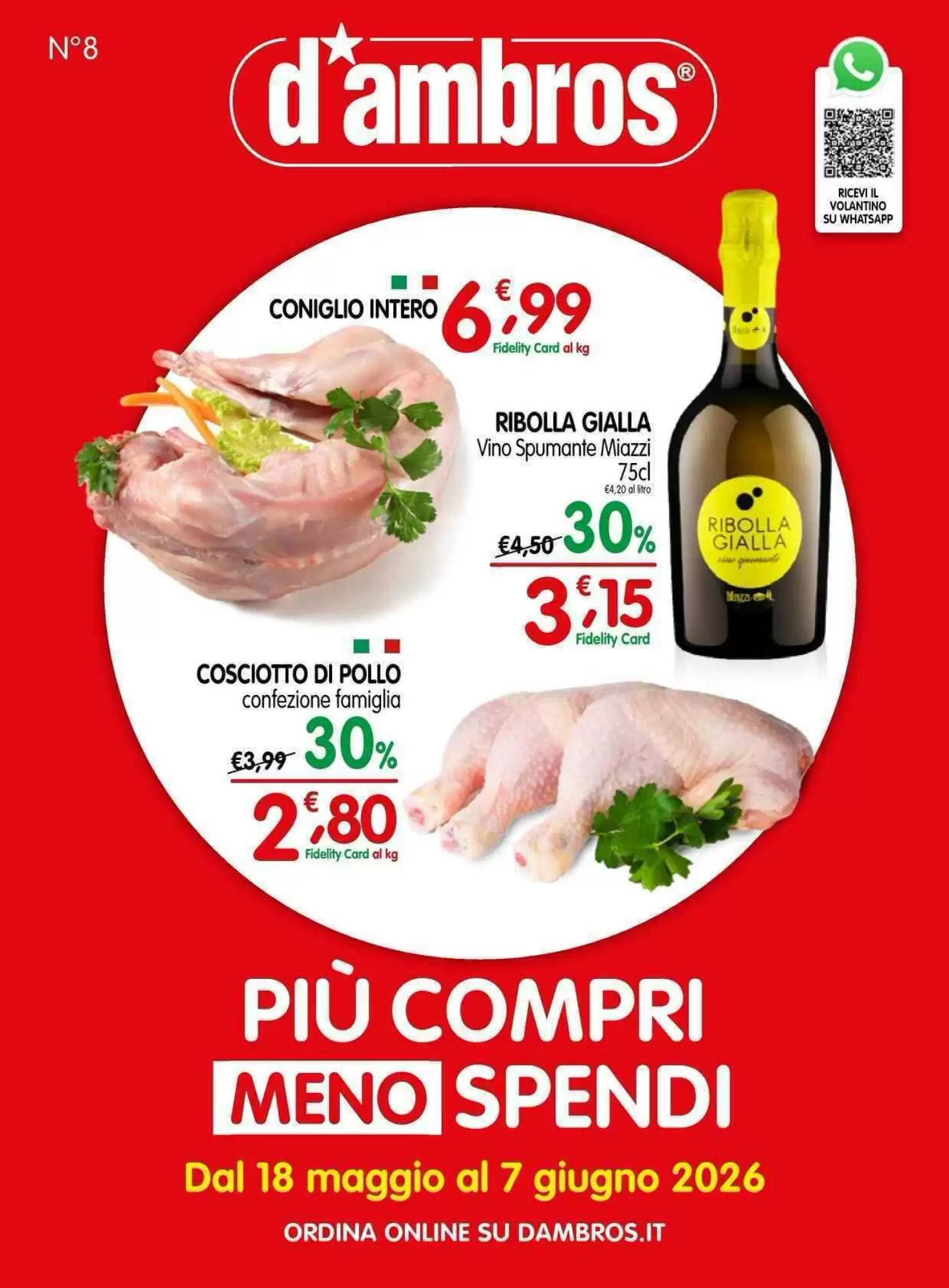 Volantino promozionale D'Ambros  valide dal 18/05/2026 - Pagina 1.