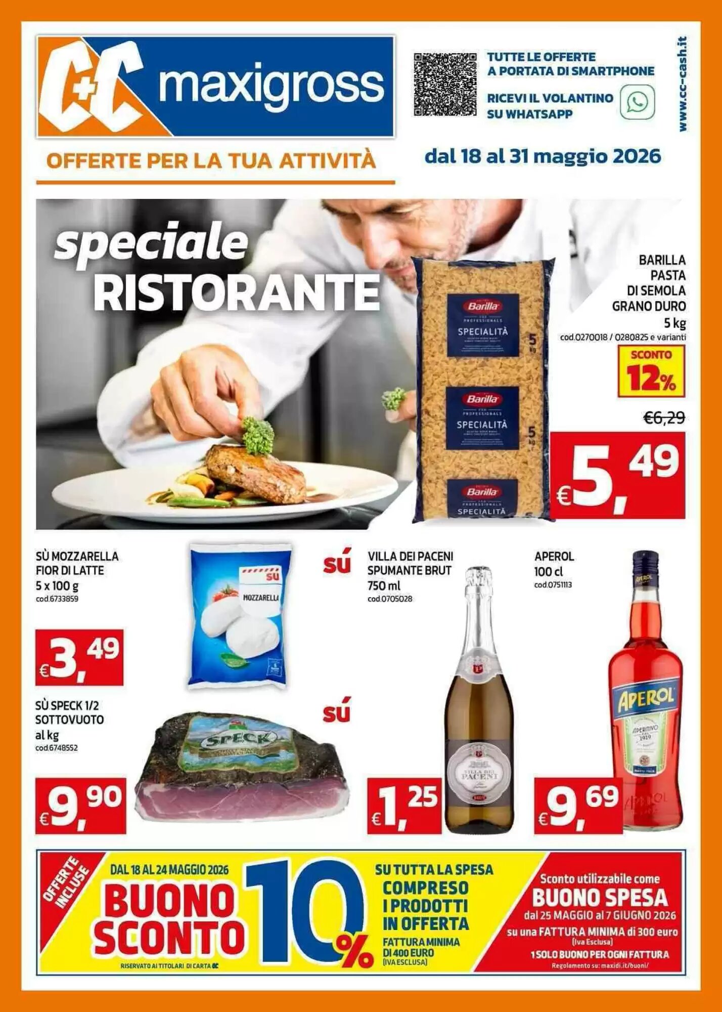 Volantino promozionale C+C Cash and Carry  valide dal 18/05/2026 - Pagina 1.