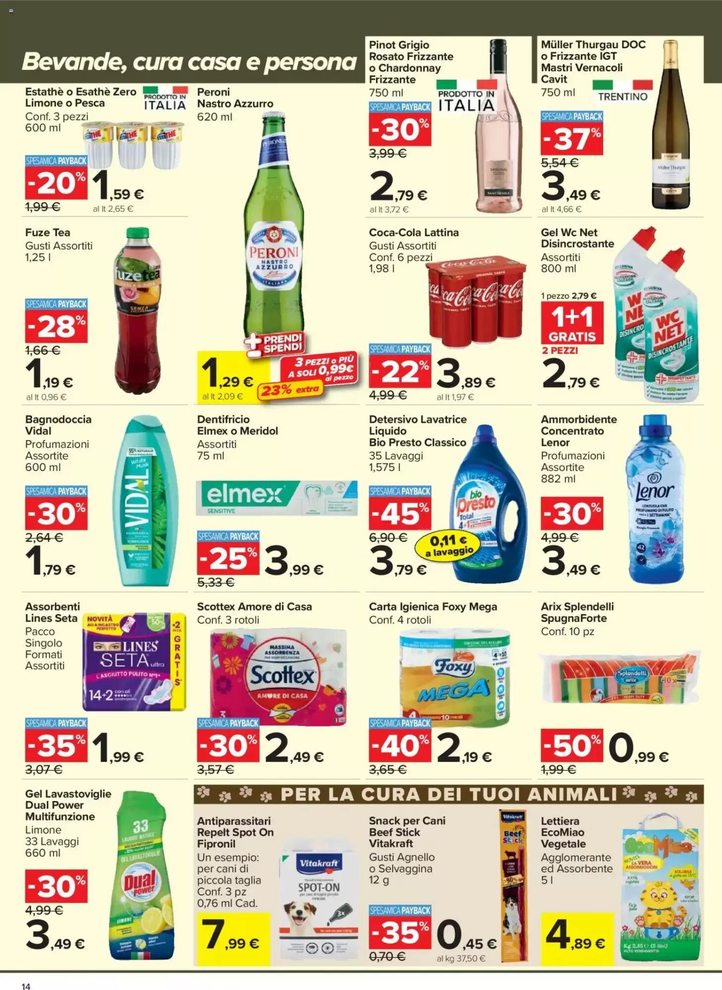 Volantino promozionale Carrefour Market  valide dal 19/05/2026 - Pagina 14.
