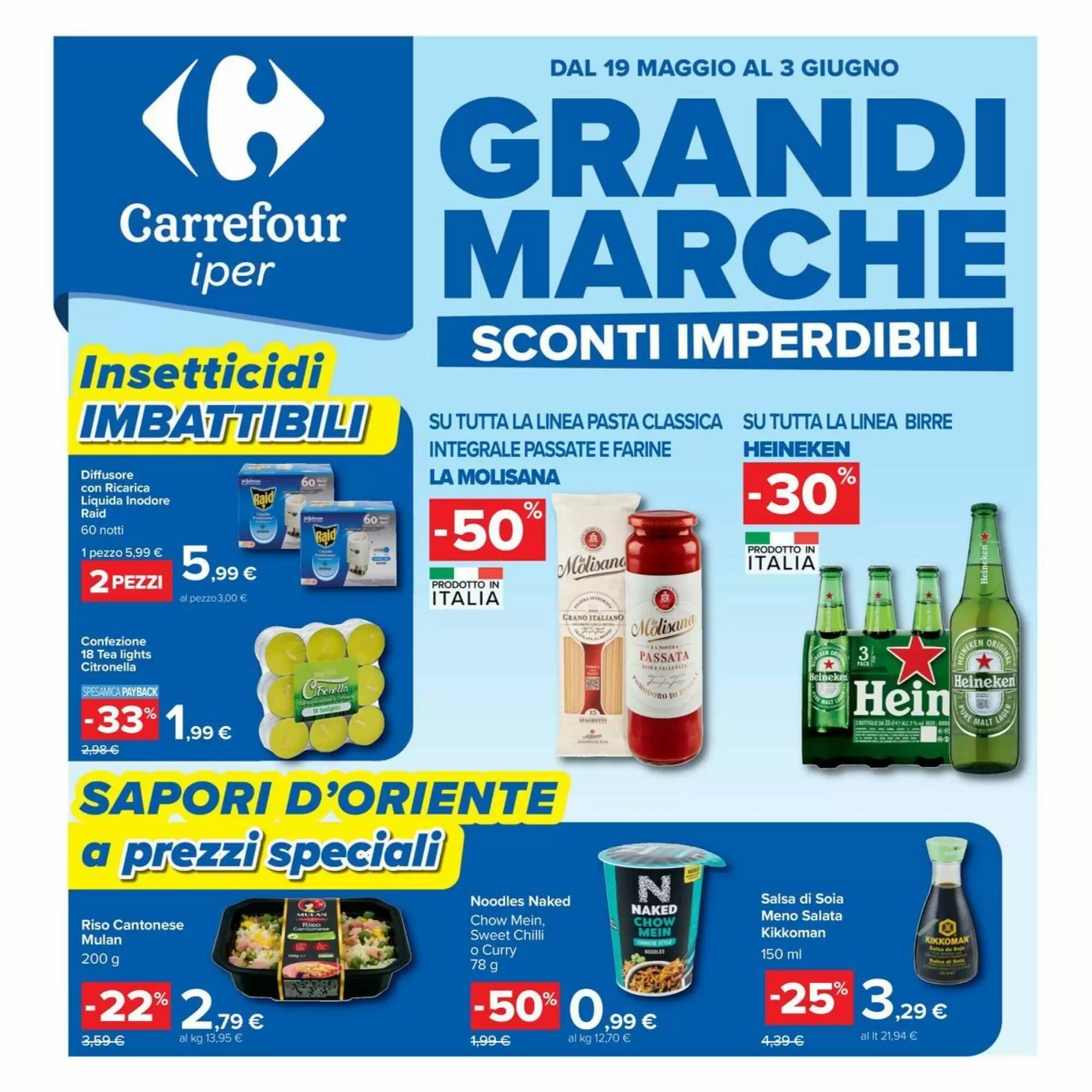 Volantino promozionale Carrefour Iper  valide dal 19/05/2026 - Pagina 1.