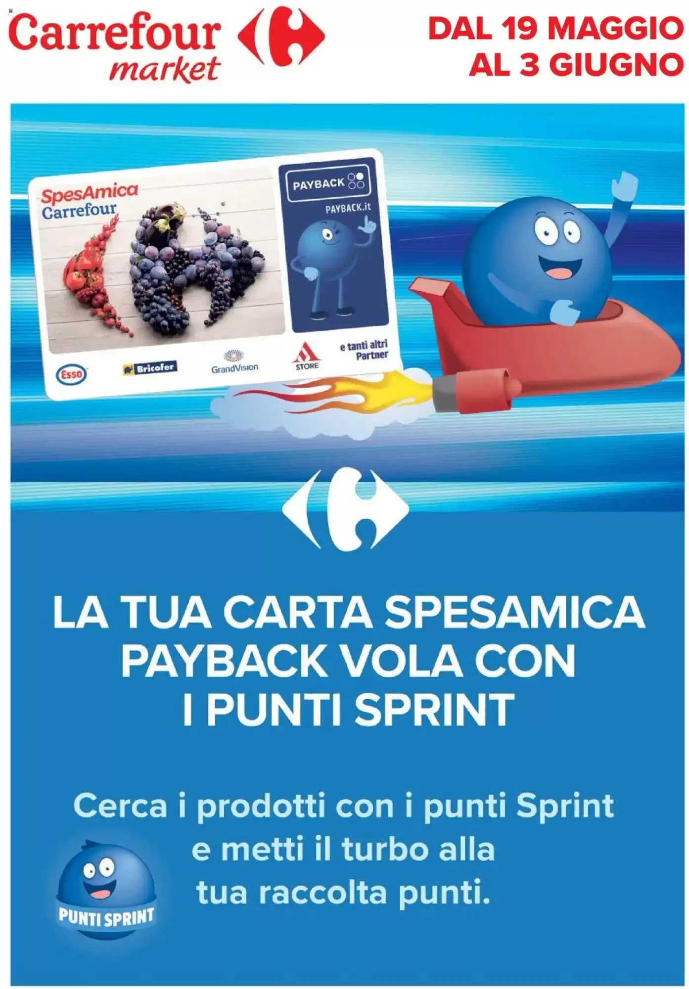 Volantino promozionale Carrefour Market  valide dal 19/05/2026 - Pagina 1.