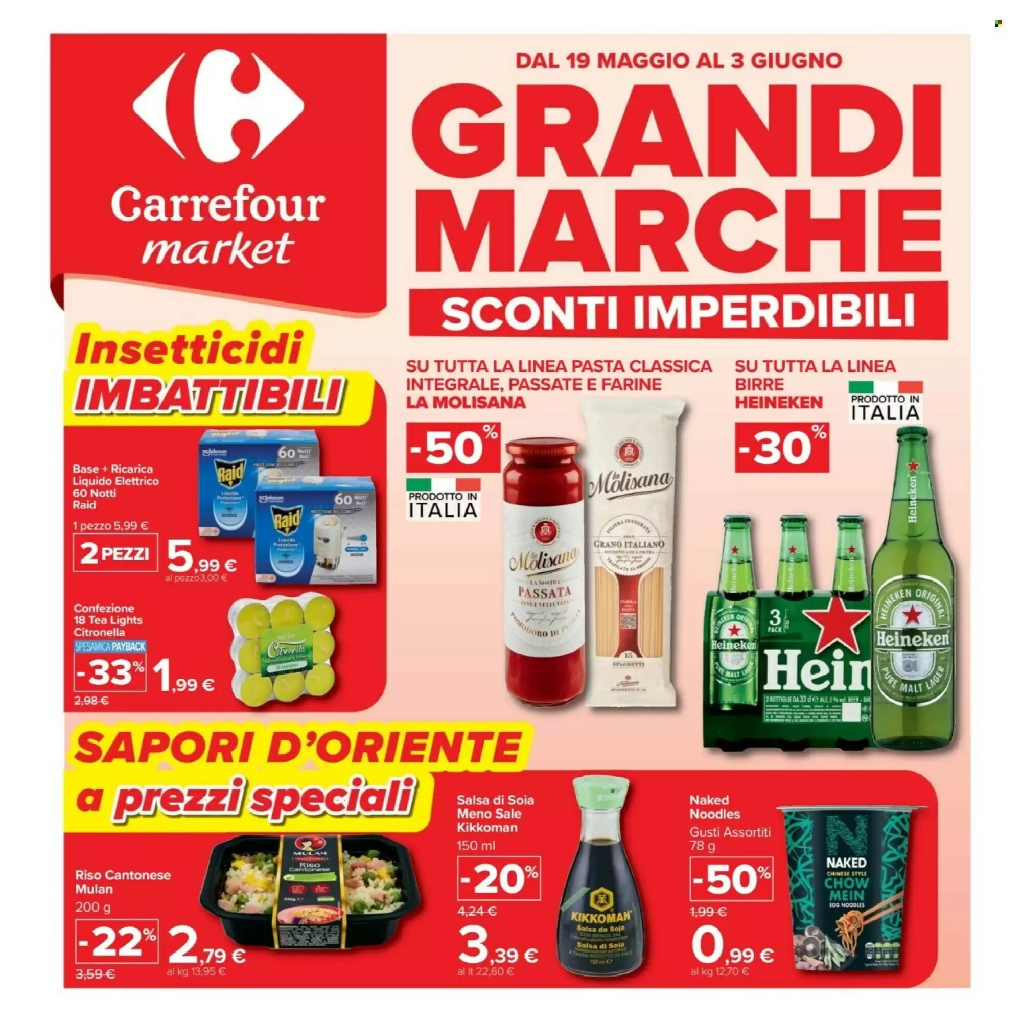 Volantino promozionale Carrefour Market  valide dal 19/05/2026 - Pagina 1.