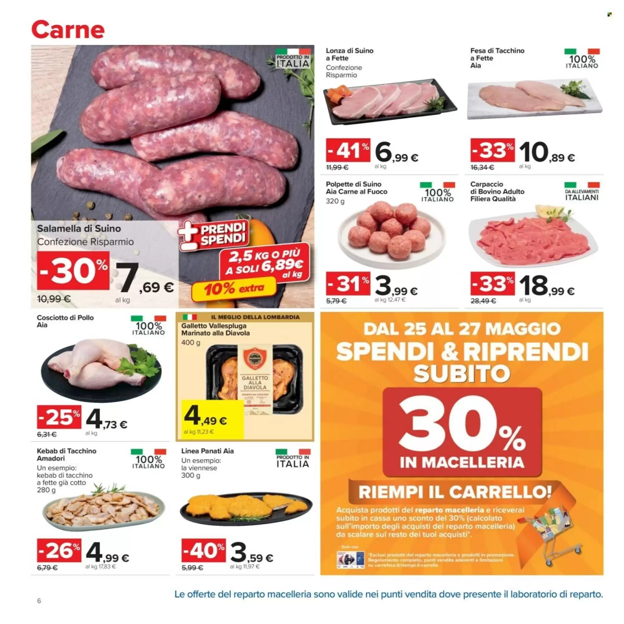 Volantino promozionale Carrefour Market  valide dal 19/05/2026 - Pagina 6.