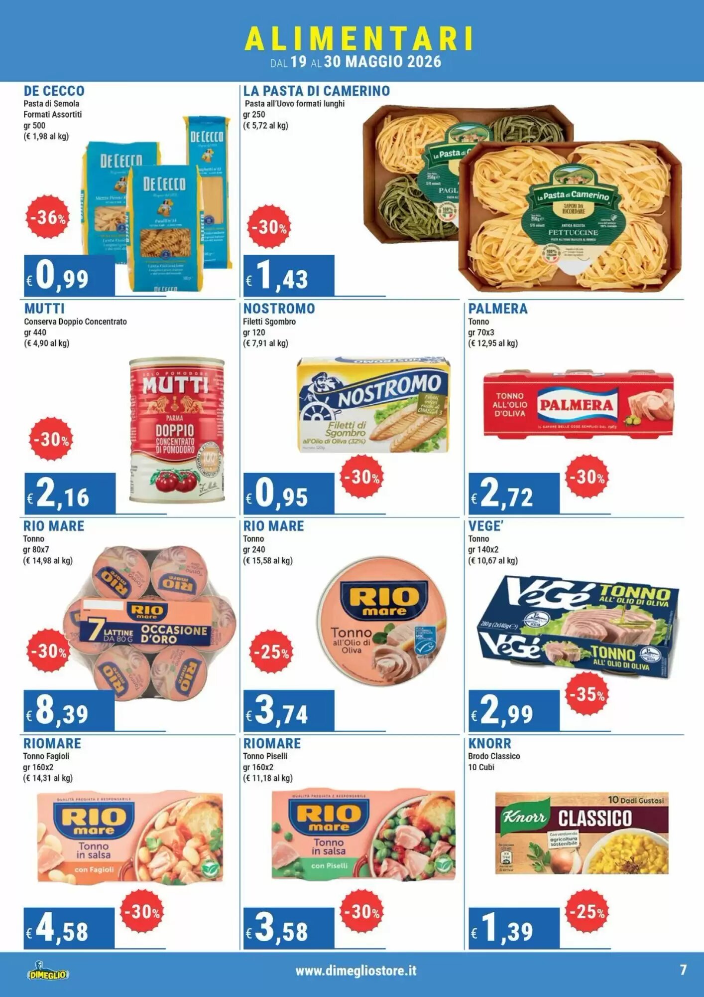 Volantino promozionale DiMeglio  valide dal 19/05/2026 - Pagina 7.