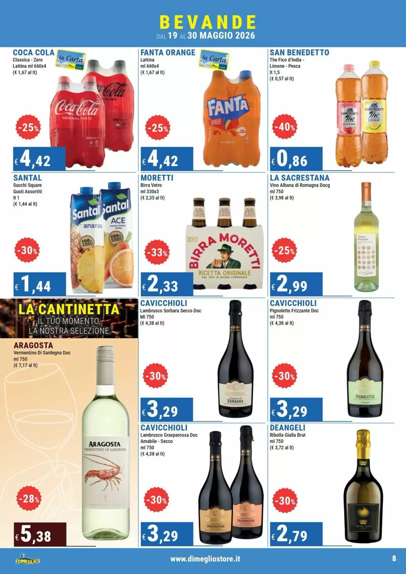 Volantino promozionale DiMeglio  valide dal 19/05/2026 - Pagina 8.