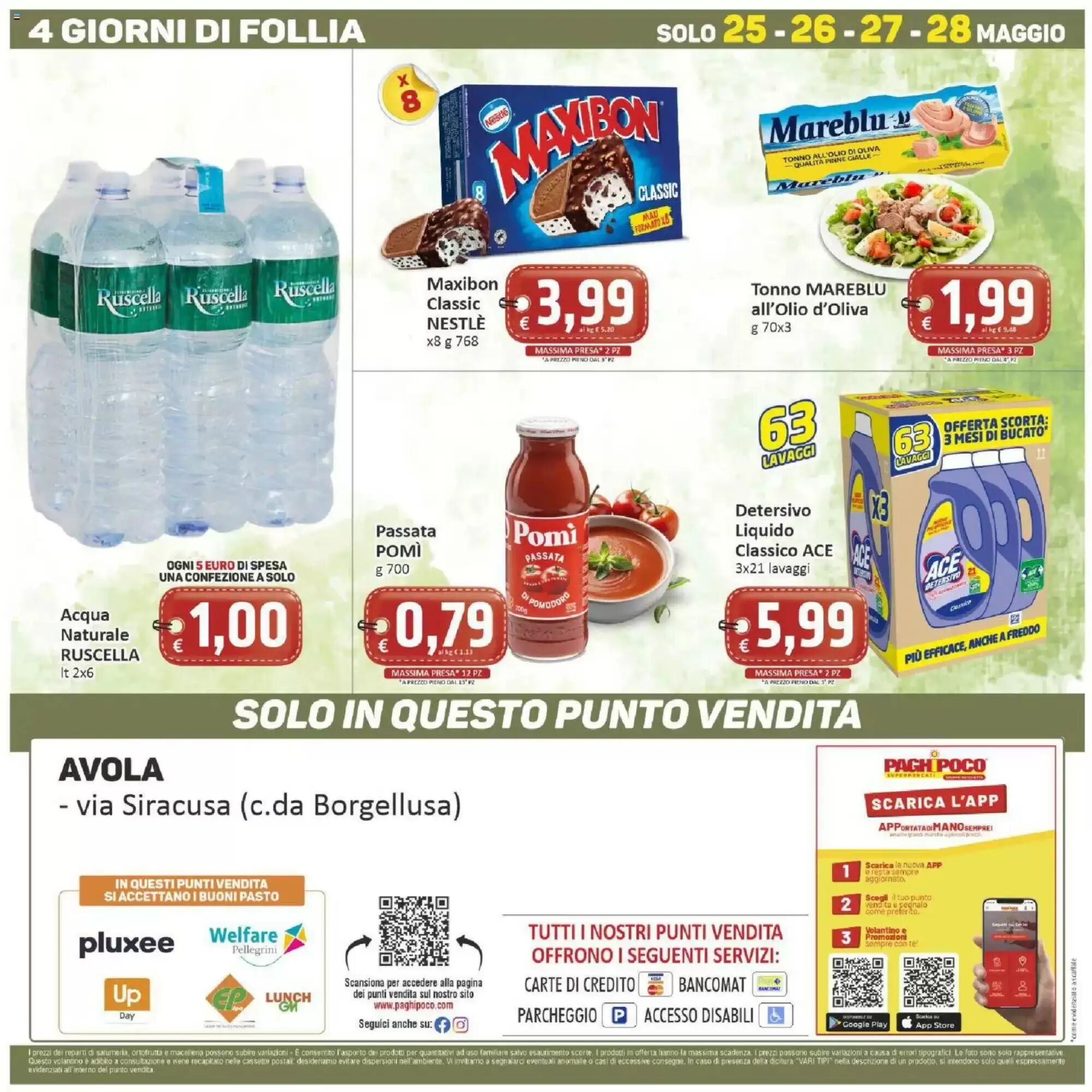 Volantino promozionale Paghi Poco  valide dal 19/05/2026 - Pagina 20.