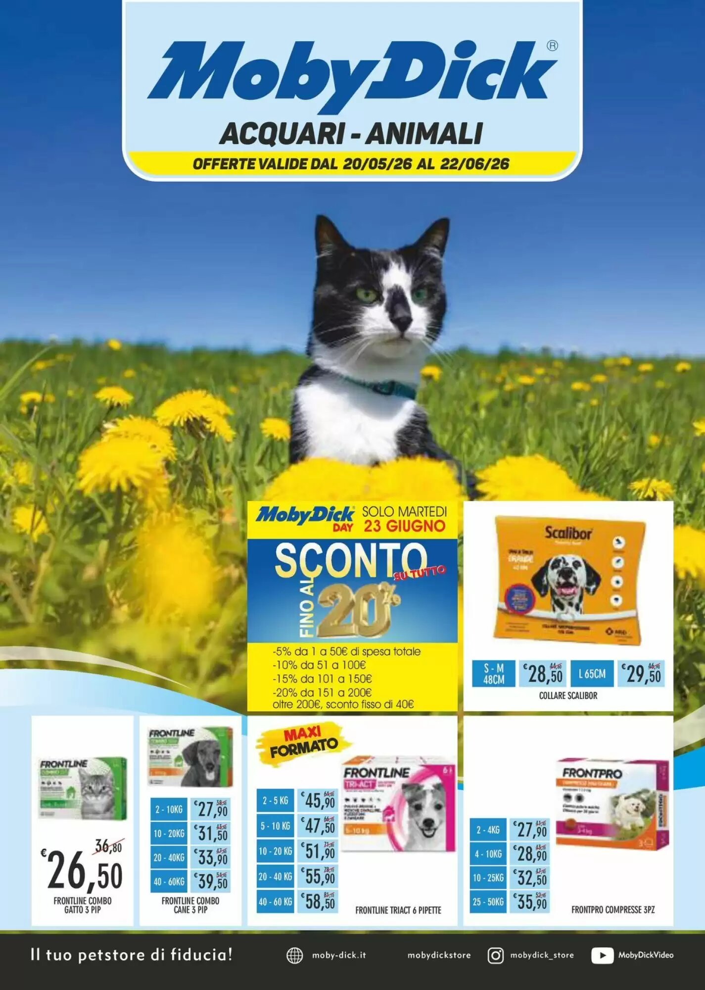 Volantino promozionale Moby Dick  valide dal 20/05/2026 - Pagina 1.