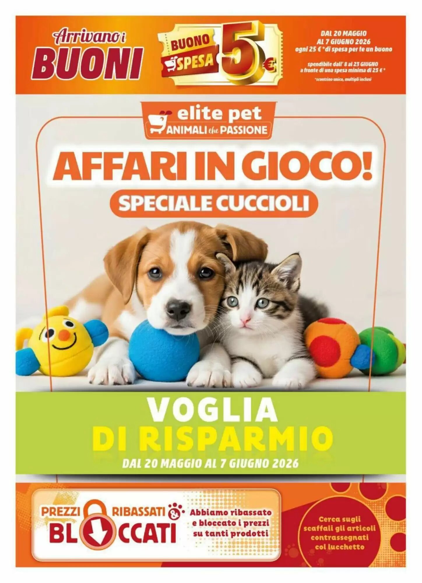 Volantino promozionale Elite Pet  valide dal 20/05/2026 - Pagina 1.