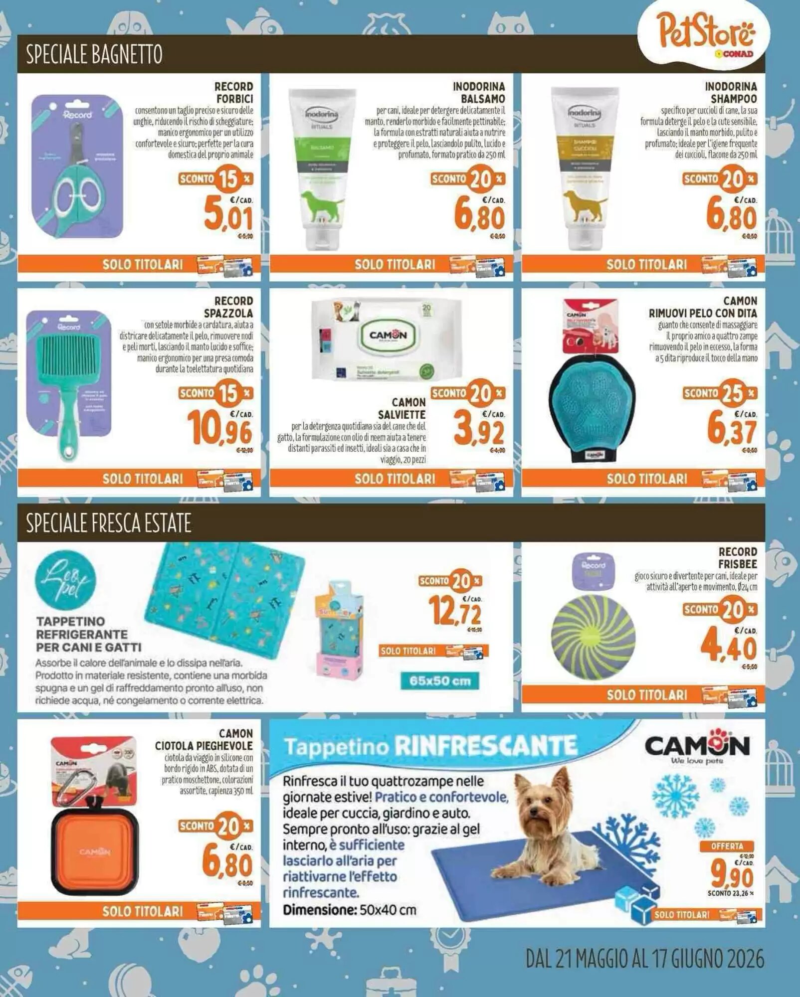 Volantino promozionale Pet Store Conad  valide dal 21/05/2026 - Pagina 7.