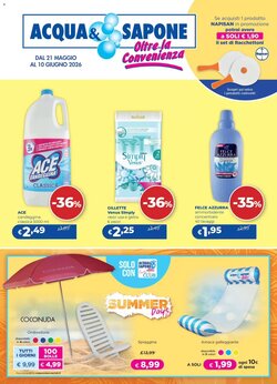 Volantino promozionale Acqua & Sapone  valide dal 21/05/2026