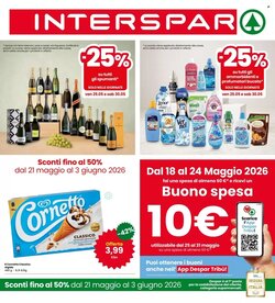 Volantino promozionale Interspar valide dal 21/05/2026