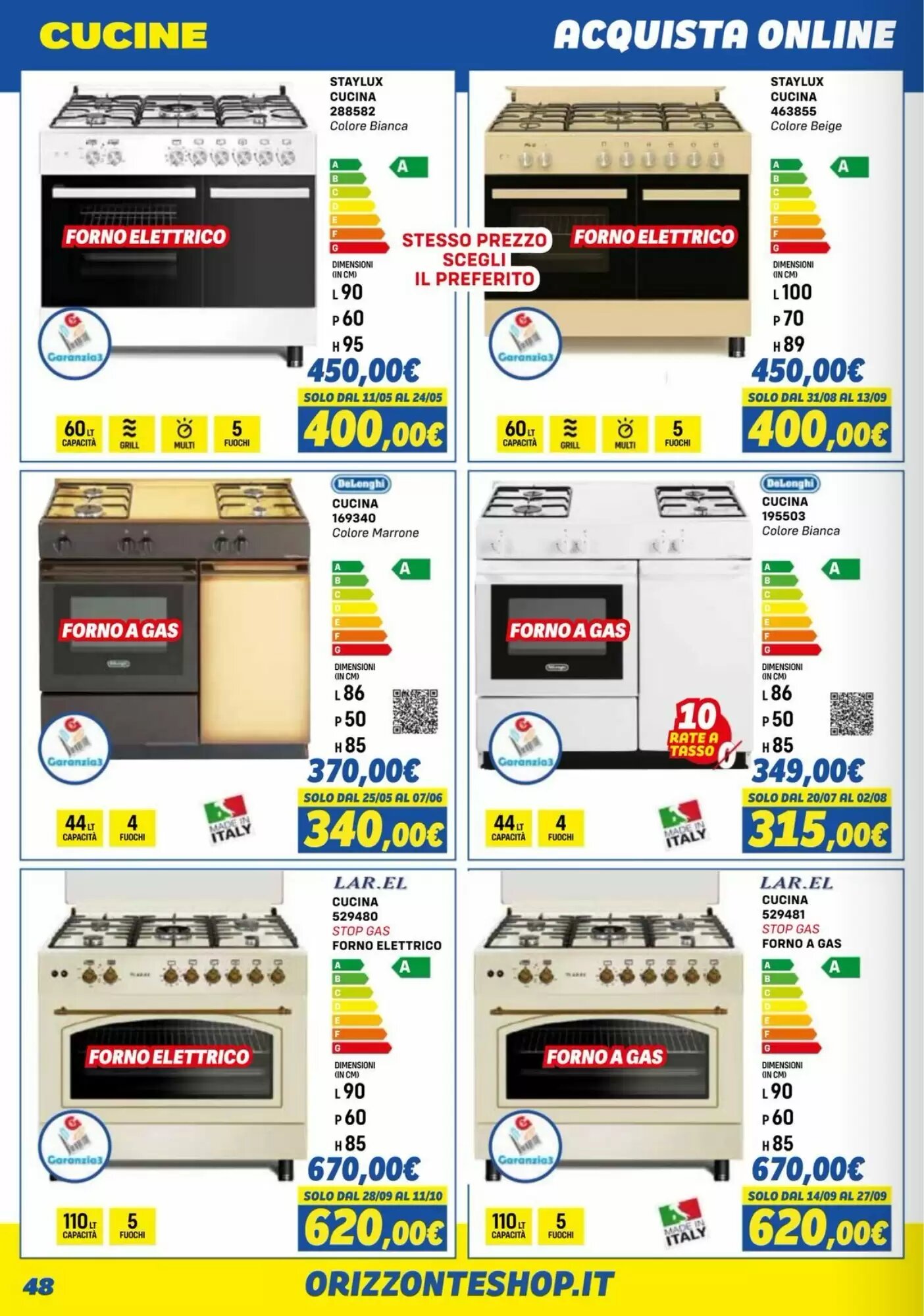 Volantino promozionale Orizzonte  valide dal 21/05/2026 - Pagina 48.