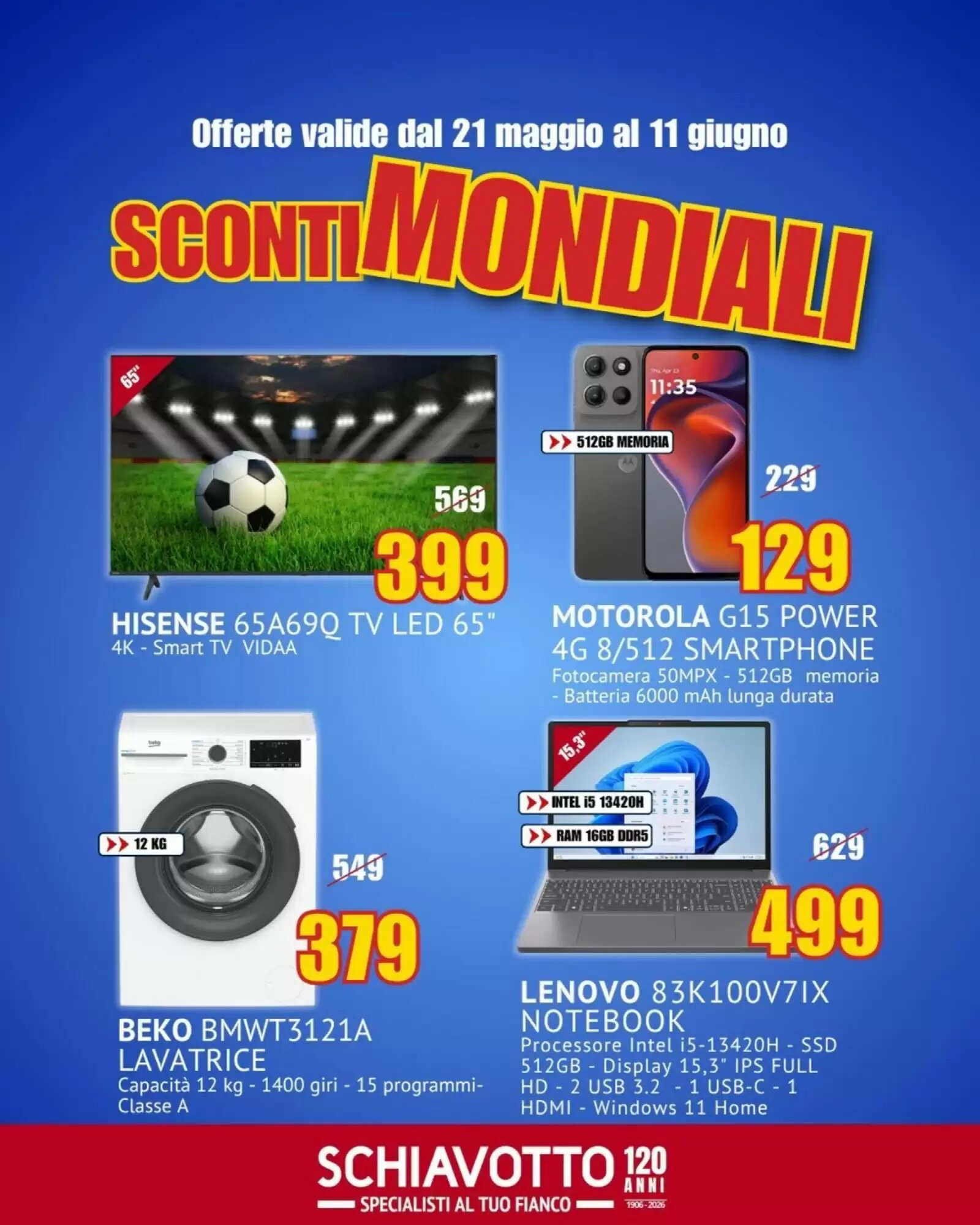 Volantino promozionale Schiavotto  valide dal 21/05/2026 - Pagina 2.