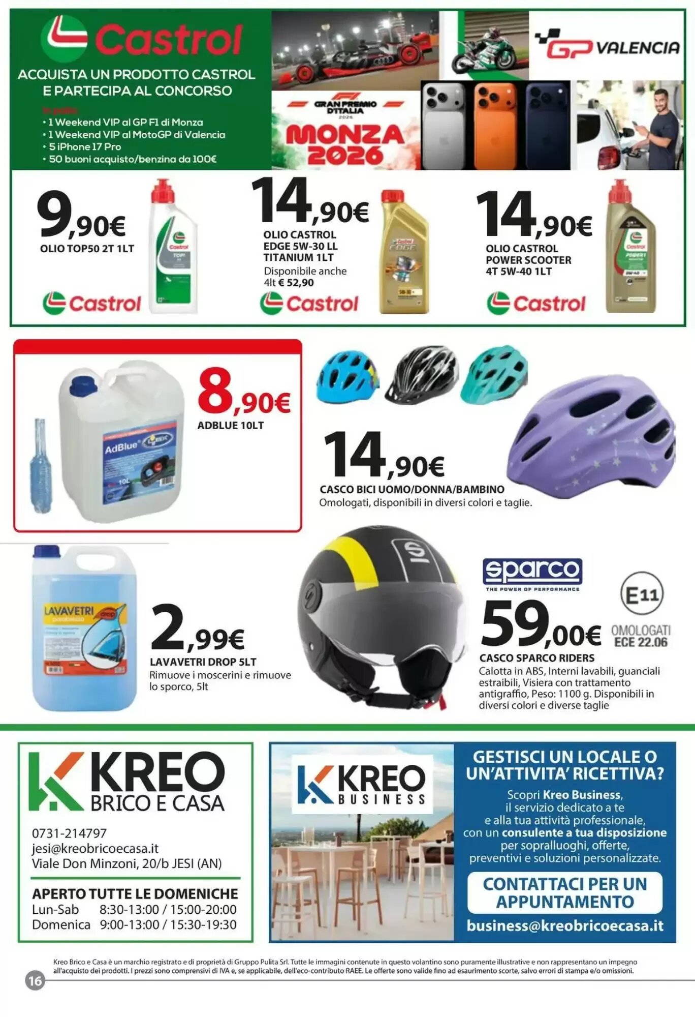 Volantino promozionale Kreo Brico e Casa  valide dal 21/05/2026 - Pagina 16.