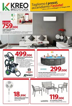 Volantino promozionale Kreo Brico e Casa  valide dal 21/05/2026