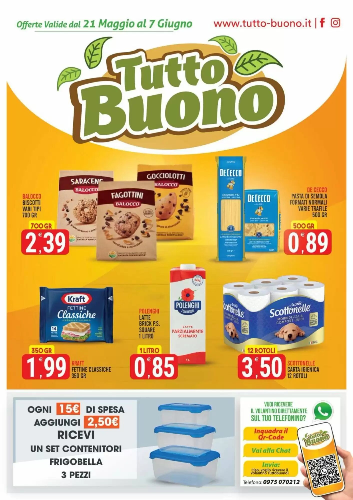 Volantino promozionale Tutto Buono  valide dal 21/05/2026 - Pagina 1.