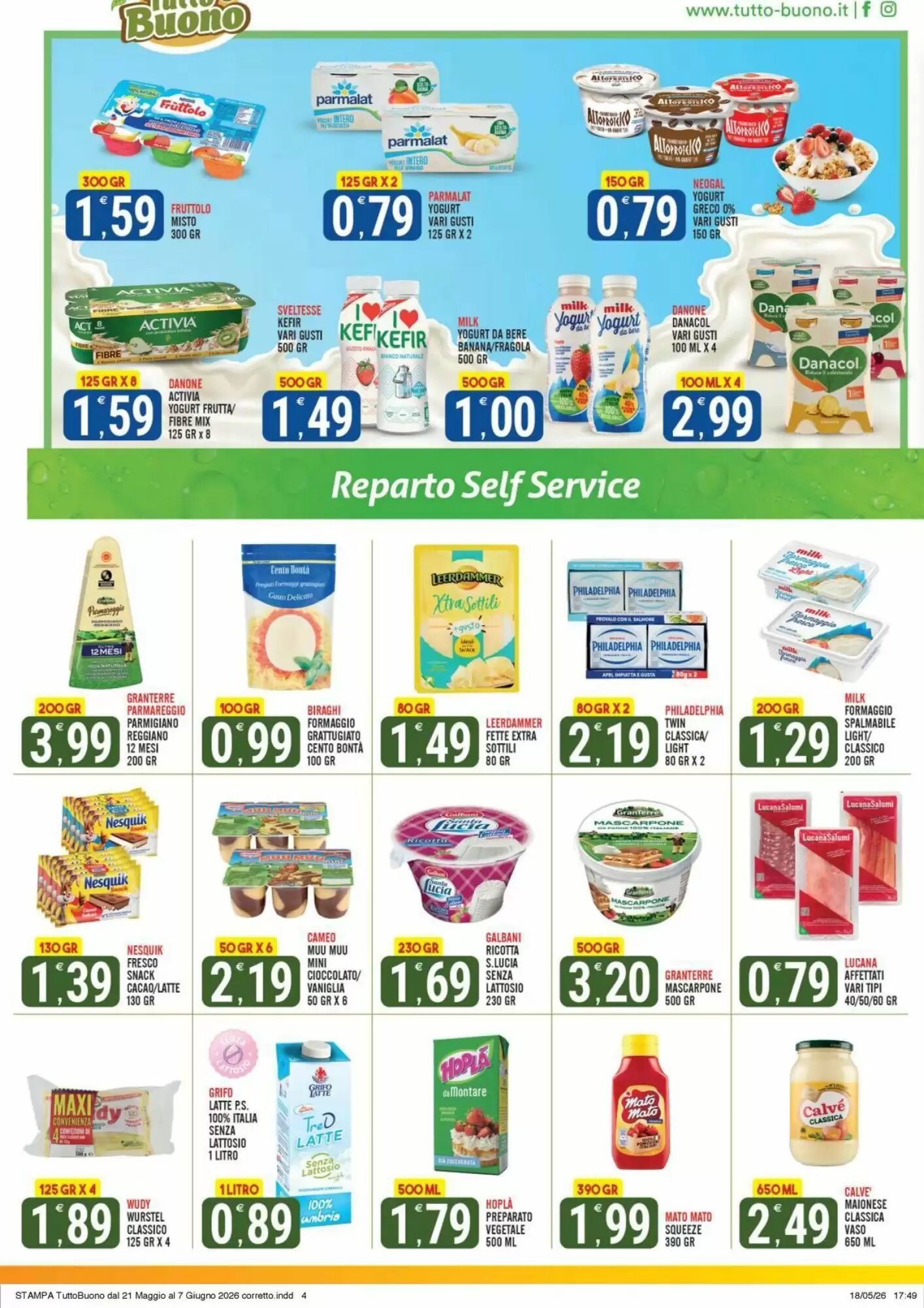 Volantino promozionale Tutto Buono  valide dal 21/05/2026 - Pagina 4.