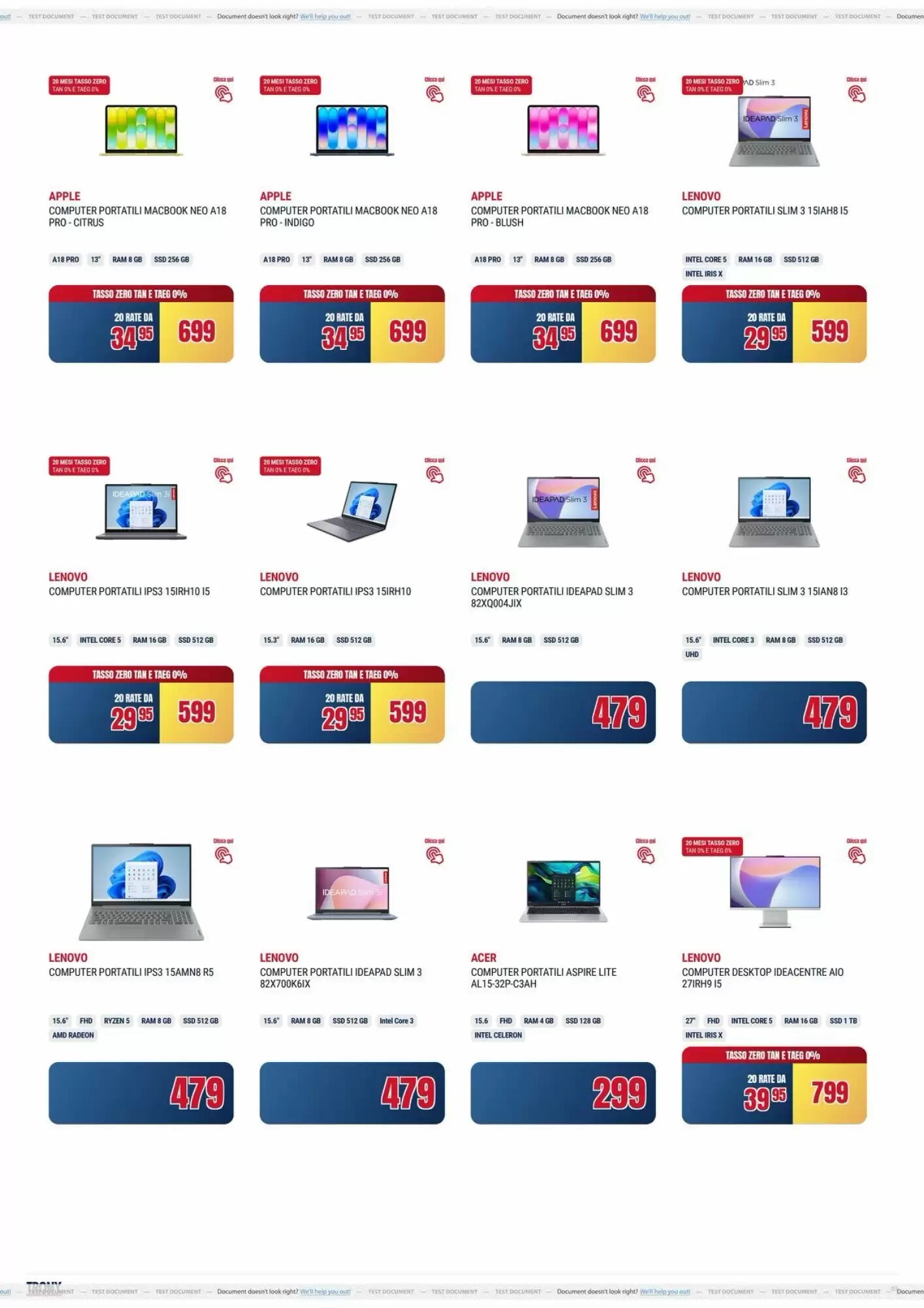 Volantino promozionale Trony  valide dal 21/05/2026 - Pagina 3.