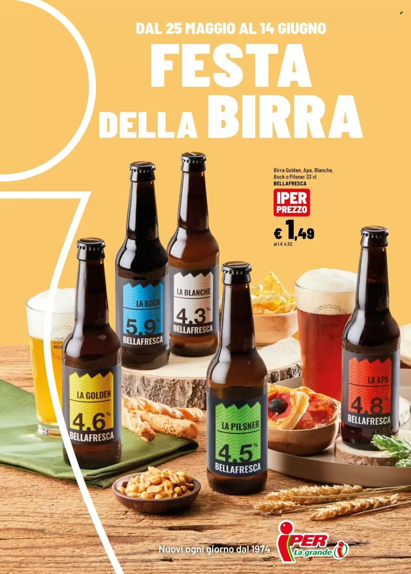 Volantino promozionale Iper La Grande  valide dal 25/05/2026 - Pagina 1.