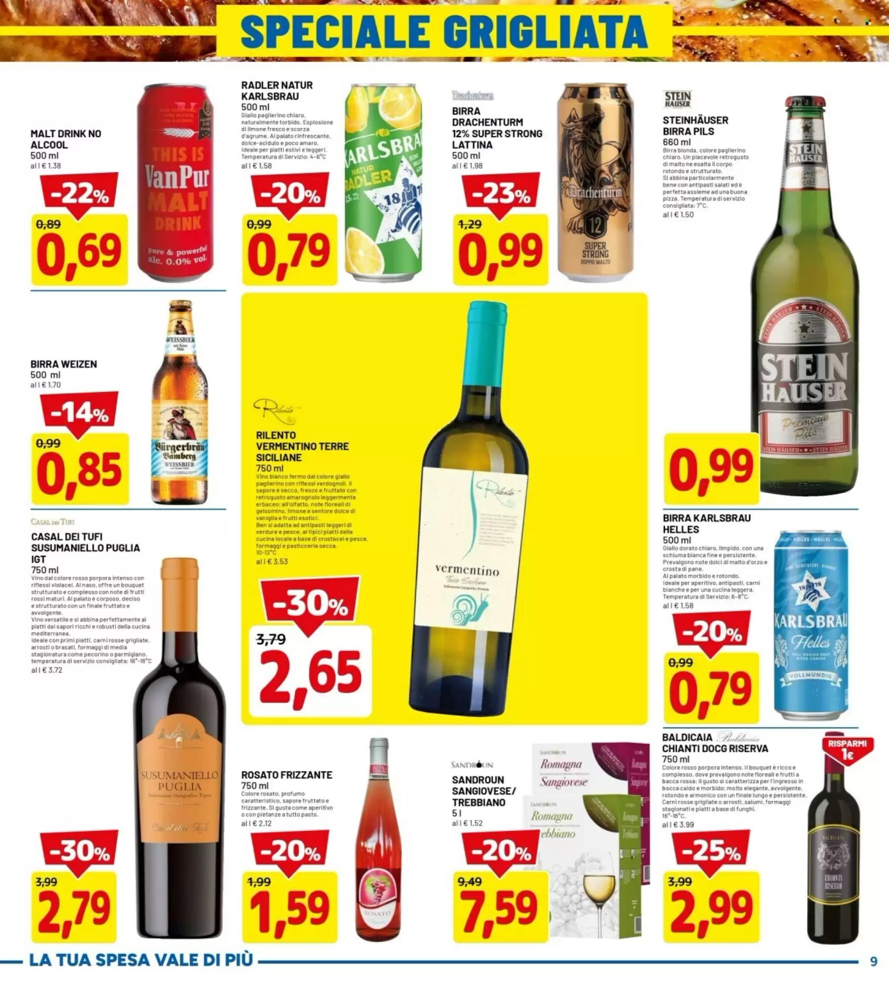 Volantino promozionale DPiù  valide dal 25/05/2026 - Pagina 9.