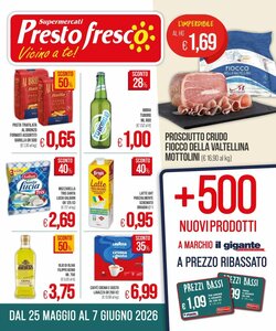 Volantino promozionale PrestoFresco  valide dal 25/05/2026