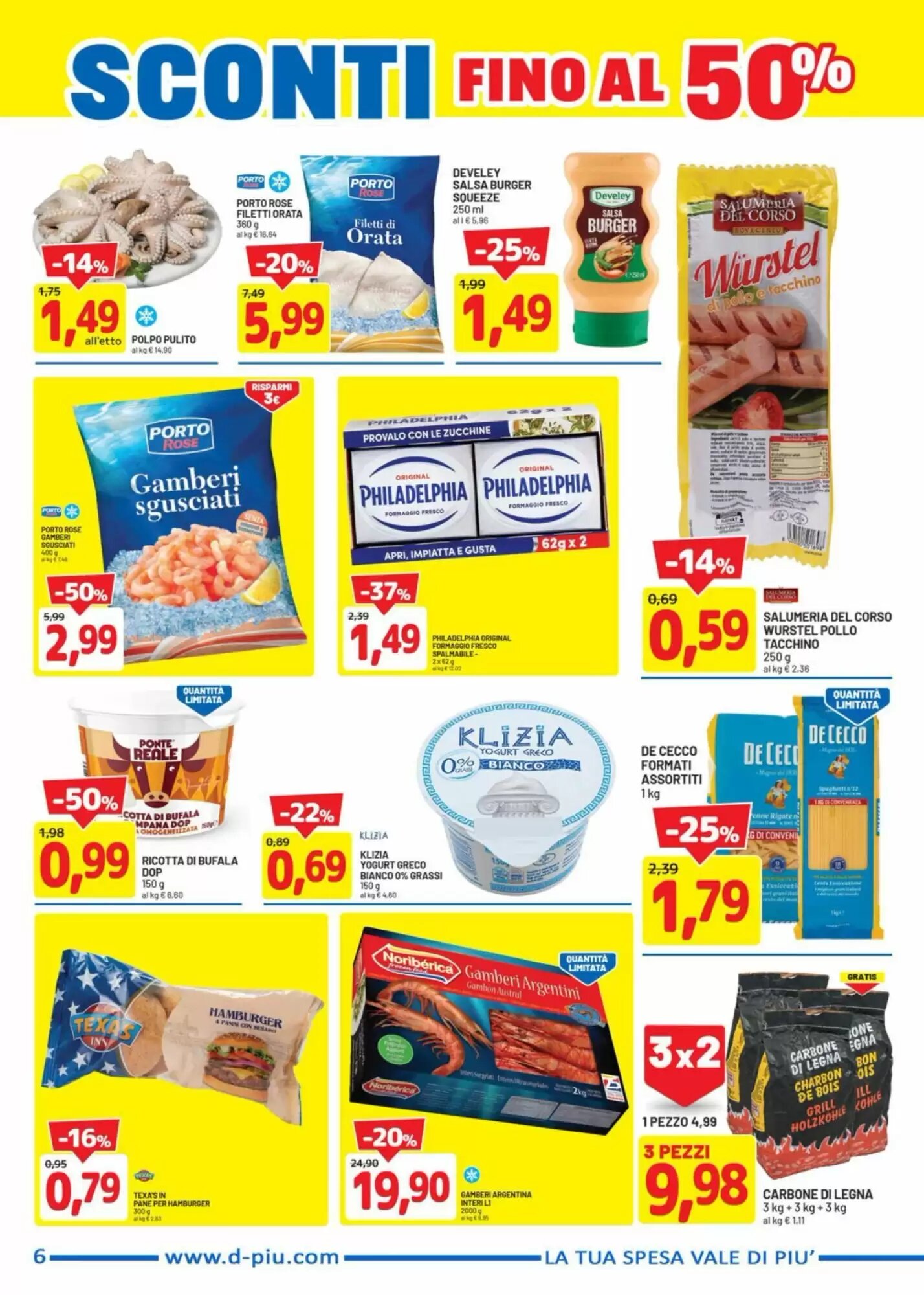 Volantino promozionale DPiù  valide dal 25/05/2026 - Pagina 6.